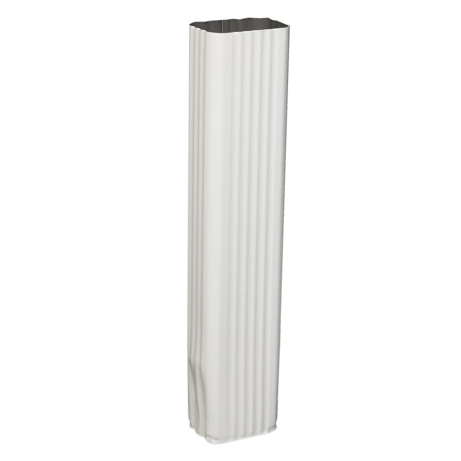 Spectra 3EXTRTW Metal 2-in White Downspout Extension 14-Pack