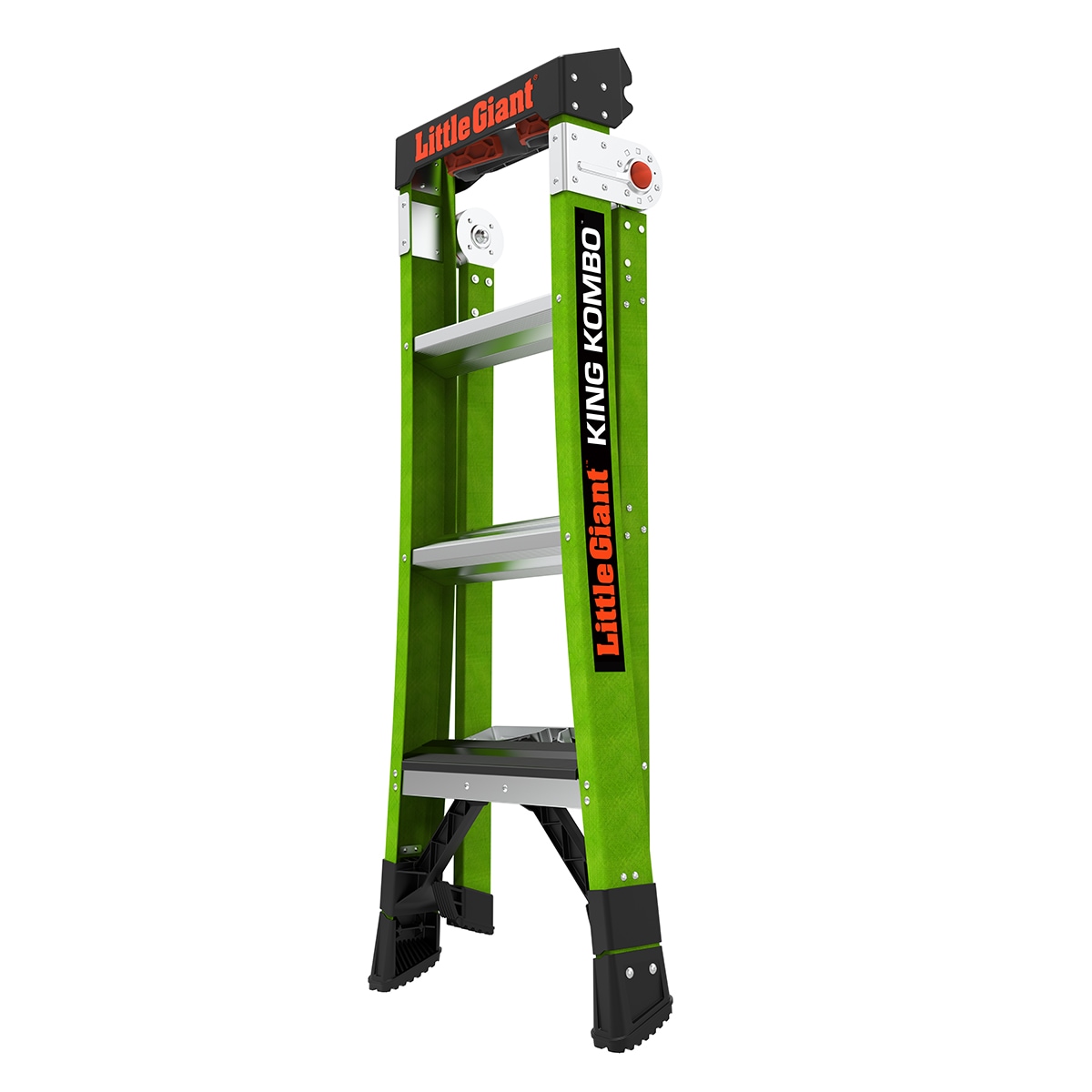 Little Giant Ladders King Kombo 2 4-ft Fiberglass Type 1aa- 375-lb Load Capacity Step Ladder 13470-071 Sansujyuku sansujyuku.com