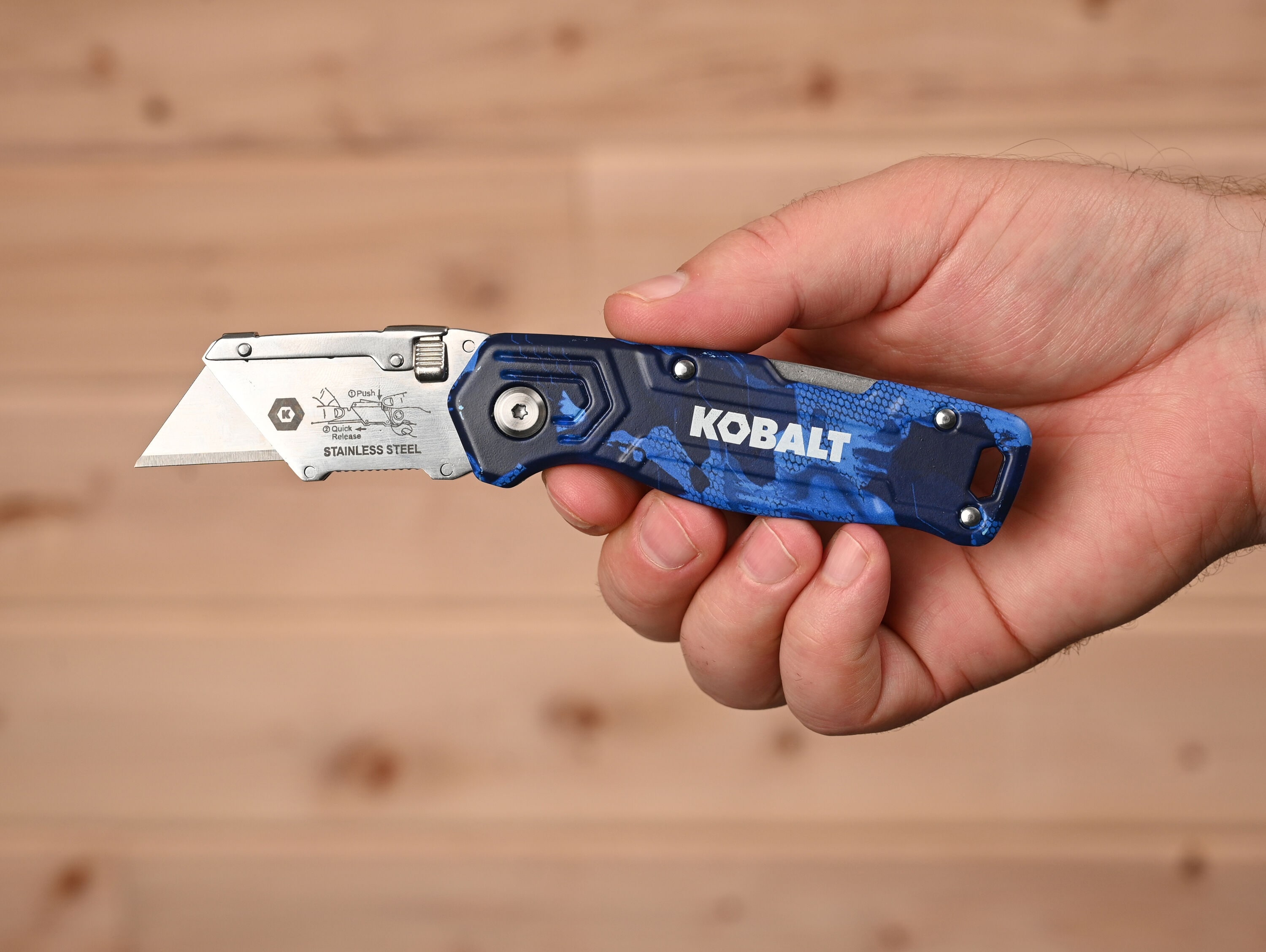 Klein Tools Flickblade 3/4-in 1-Blade Folding Utility Knife in the Utility  Knives department at
