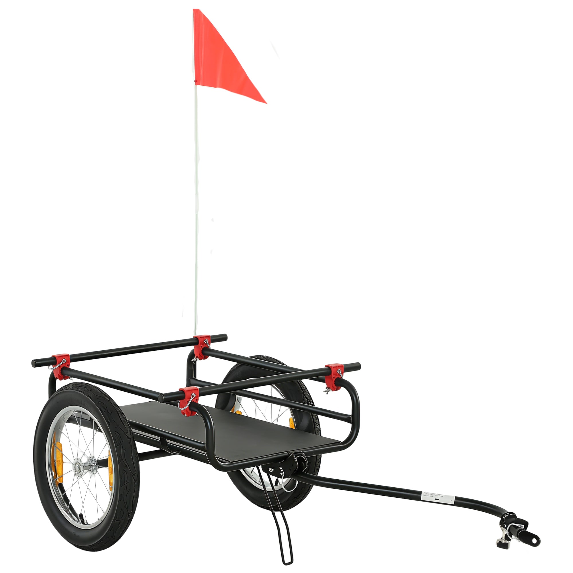 Soozier 26 in W x 567 in L x 173 in H Utility Vehicle Bike Cargo Trailer
