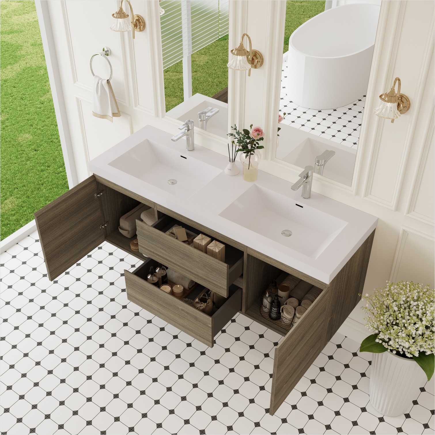 Naturefalls GJER2WB0XCM6 Bath-Vanity-Combo - View #3