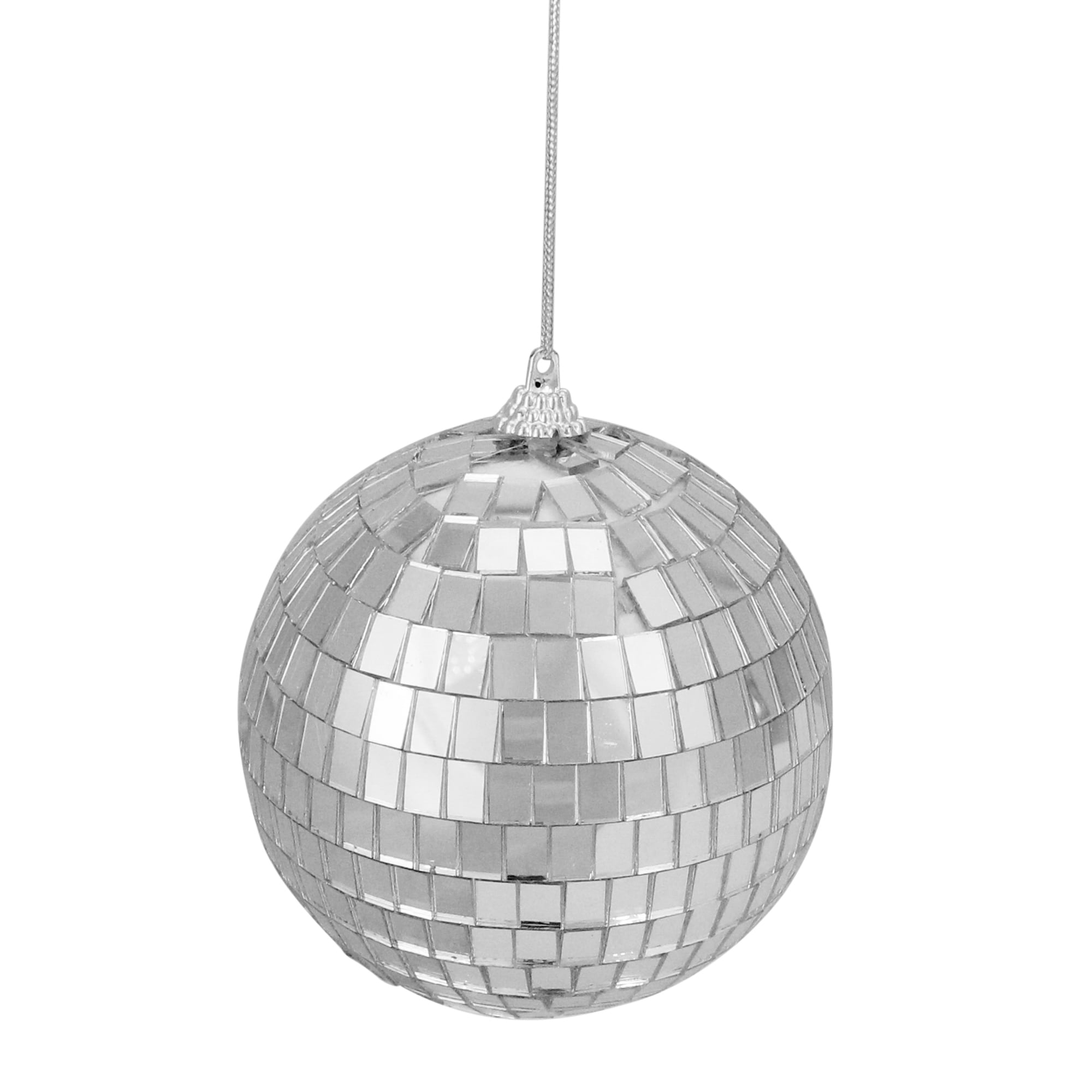 Northlight 4-Pack Silver Ball Standard Indoor Ornament Set Shatterproof ...