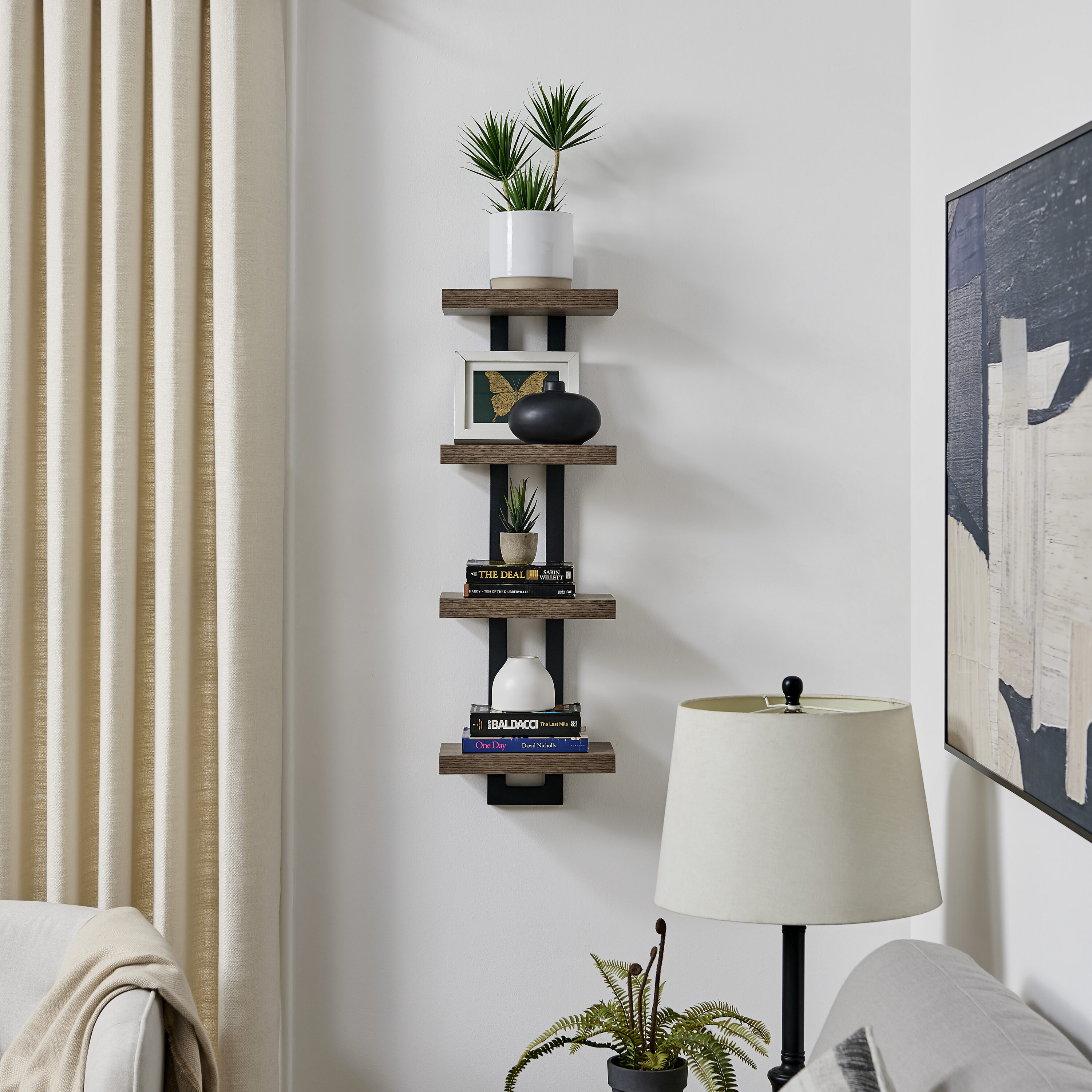 Danya B. GH2220WN Wall-Mounted-Shelving - View #4
