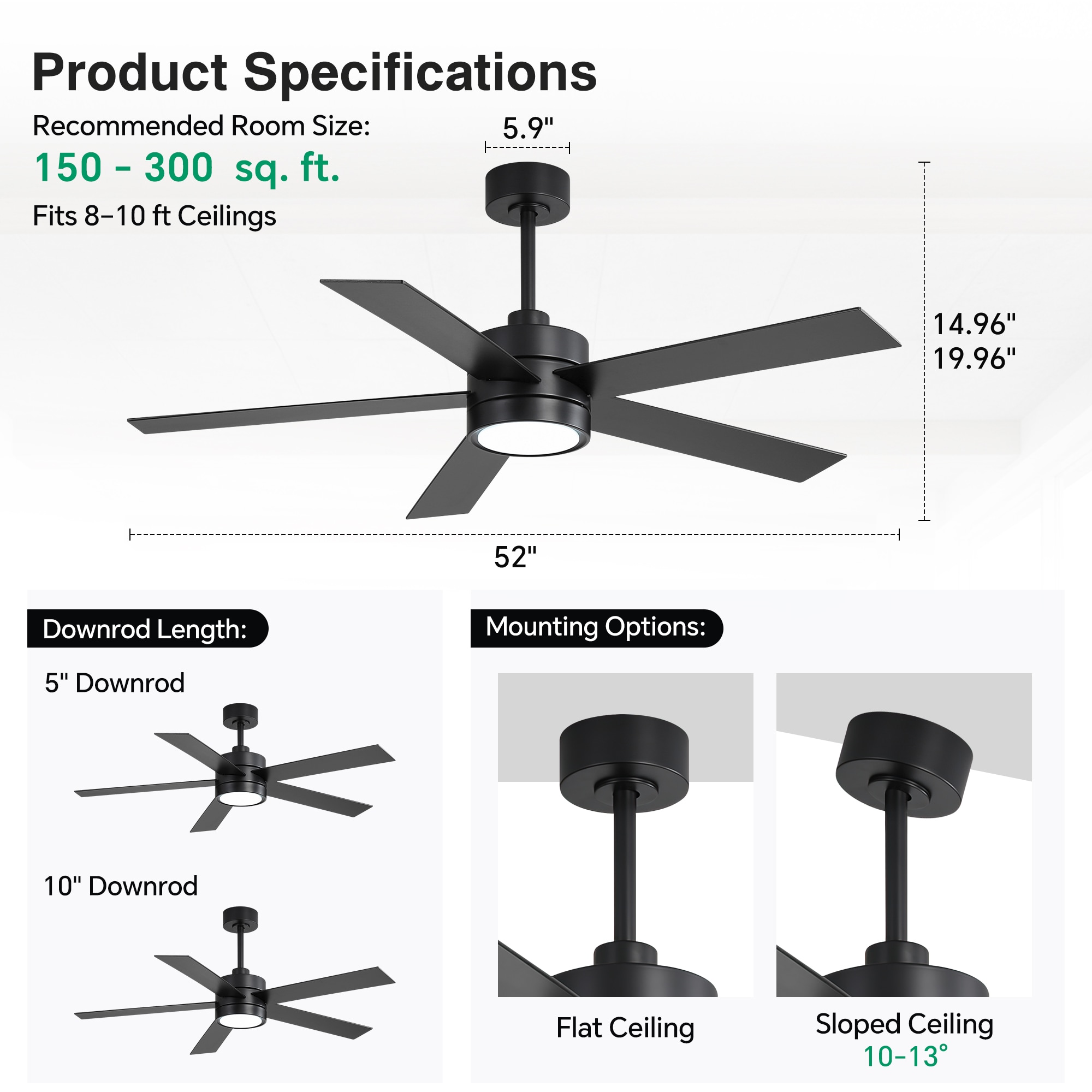 Flashwind A37ZY32006ABF Ceiling-Fans - View #3