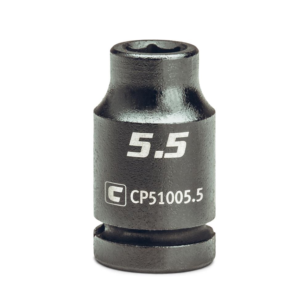 Capri Tools CP51005.5 Metric 1/4-in Drive 5.5mm 6-point Impact Socket Individual
