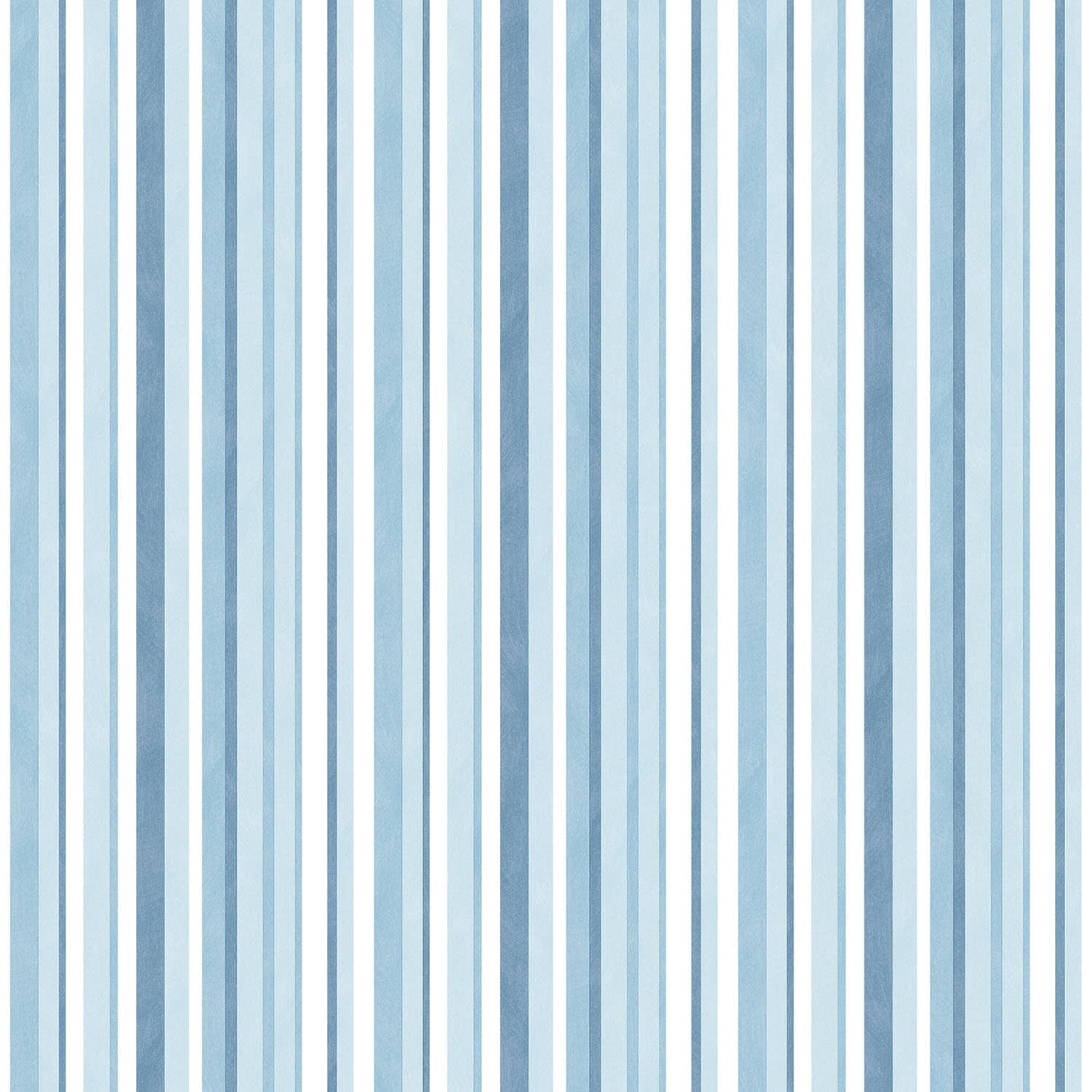 Galerie Just 4 Kids 2 Washed Striped Blue Wallpaper G56502