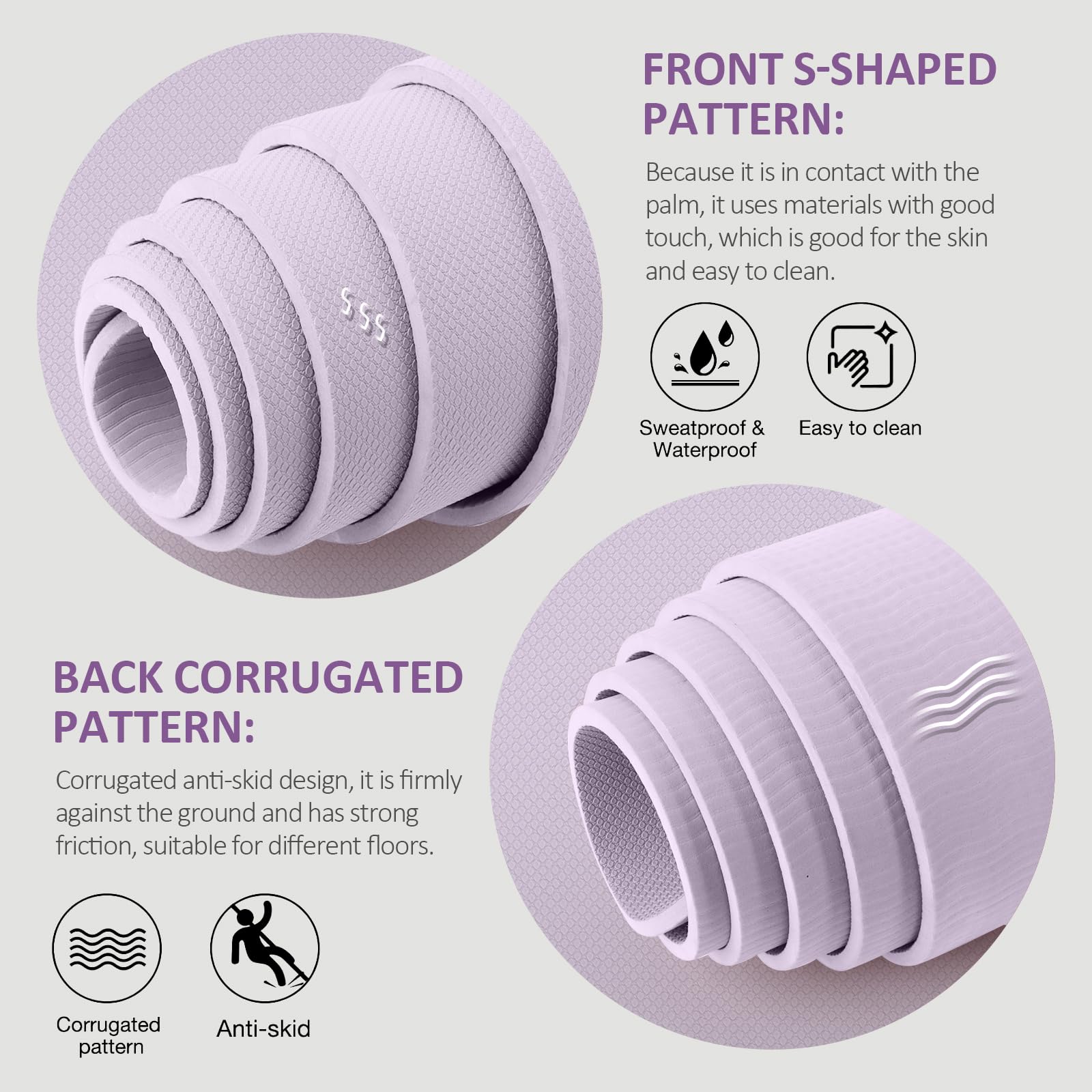 Redliro B0FX3RZ2YN Yoga-Mats - View #2