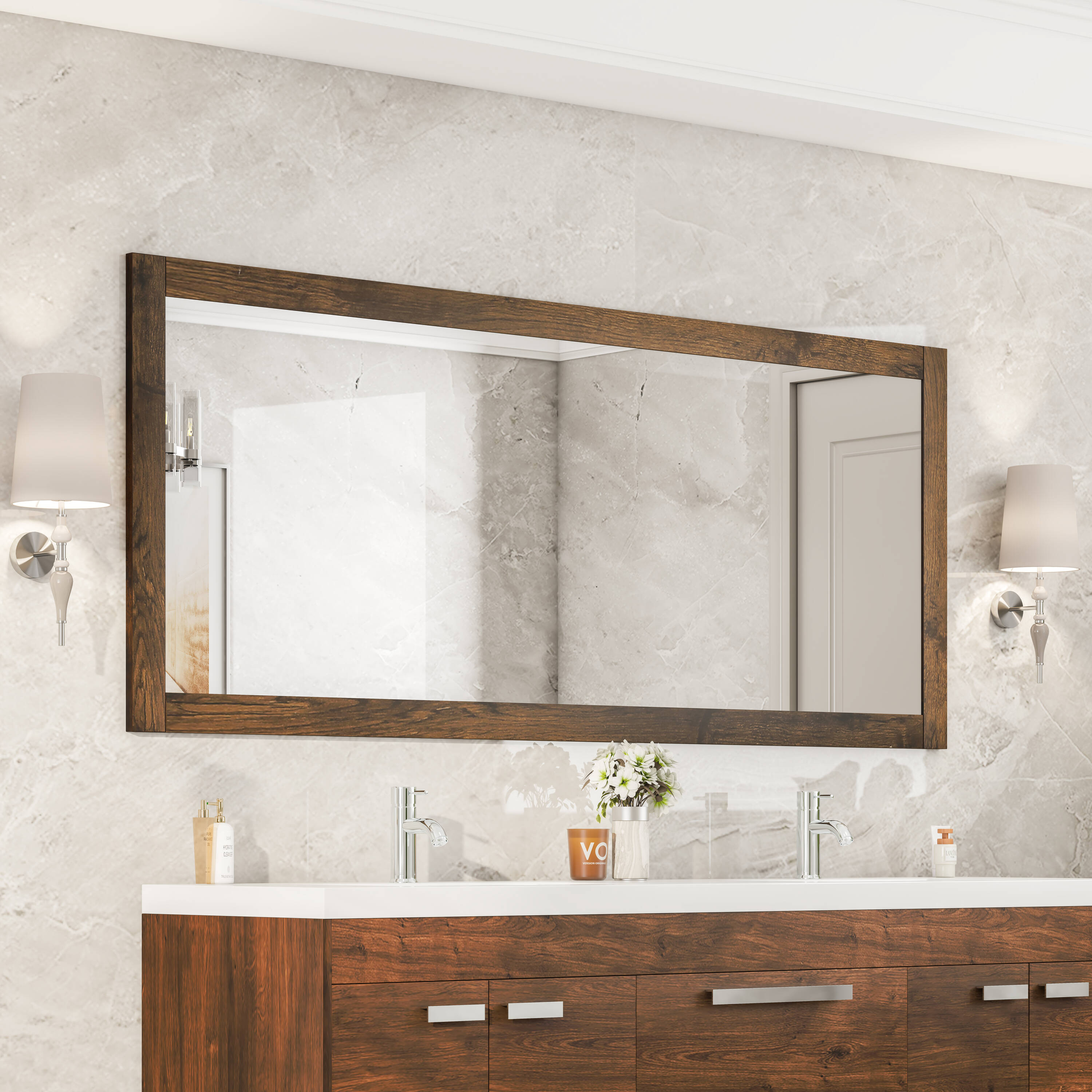 Eviva EVMR-72X30-RSWD Decor-Mirrors - View #4