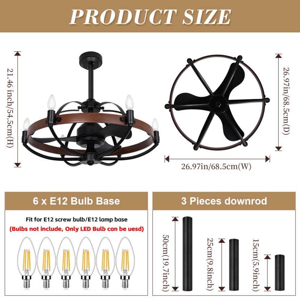 Ltemziiy A01-022-WN Ceiling-Fans - View #6