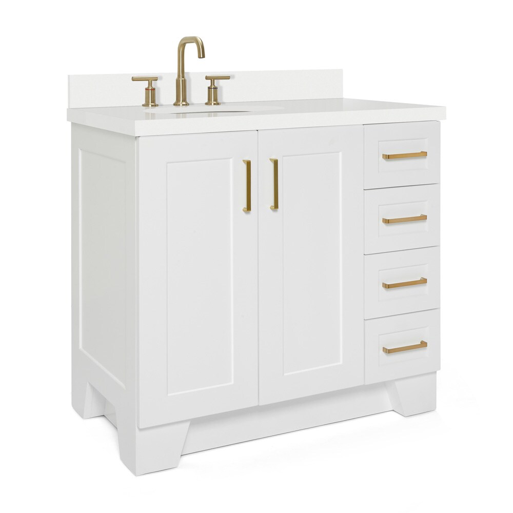 ARIEL Q037SLWQOVOWHT Bath-Vanity-Combo - View #3