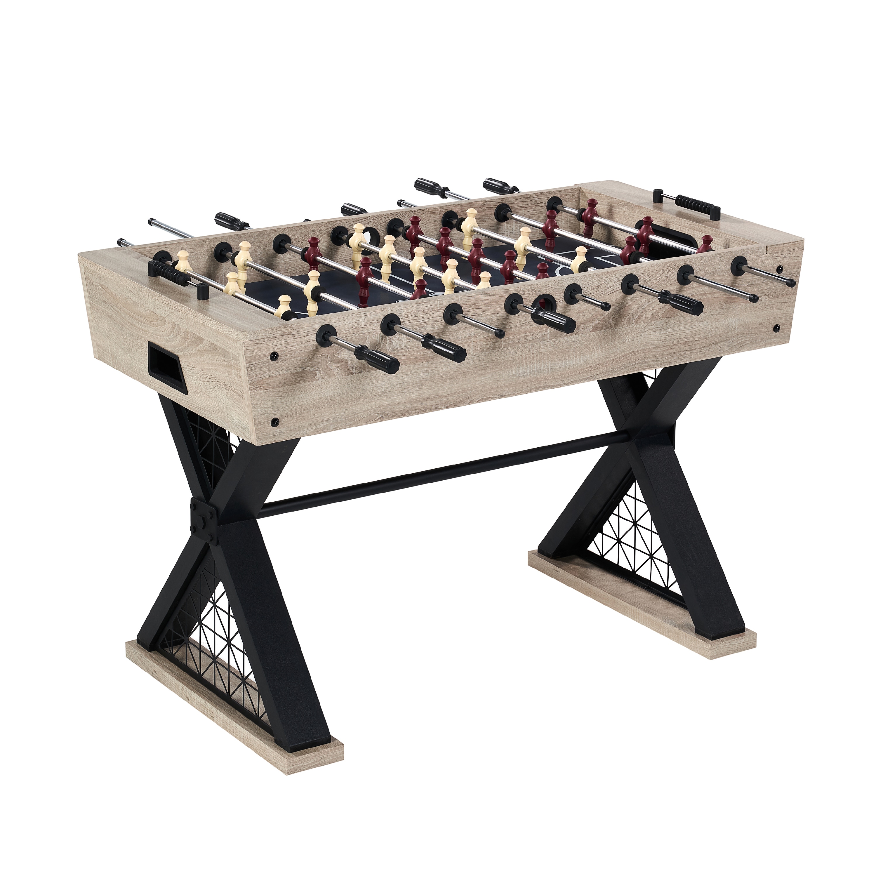 Carrom Signature Foosball Table Counter-Balanced Red Helmeted Men PlayersSet 