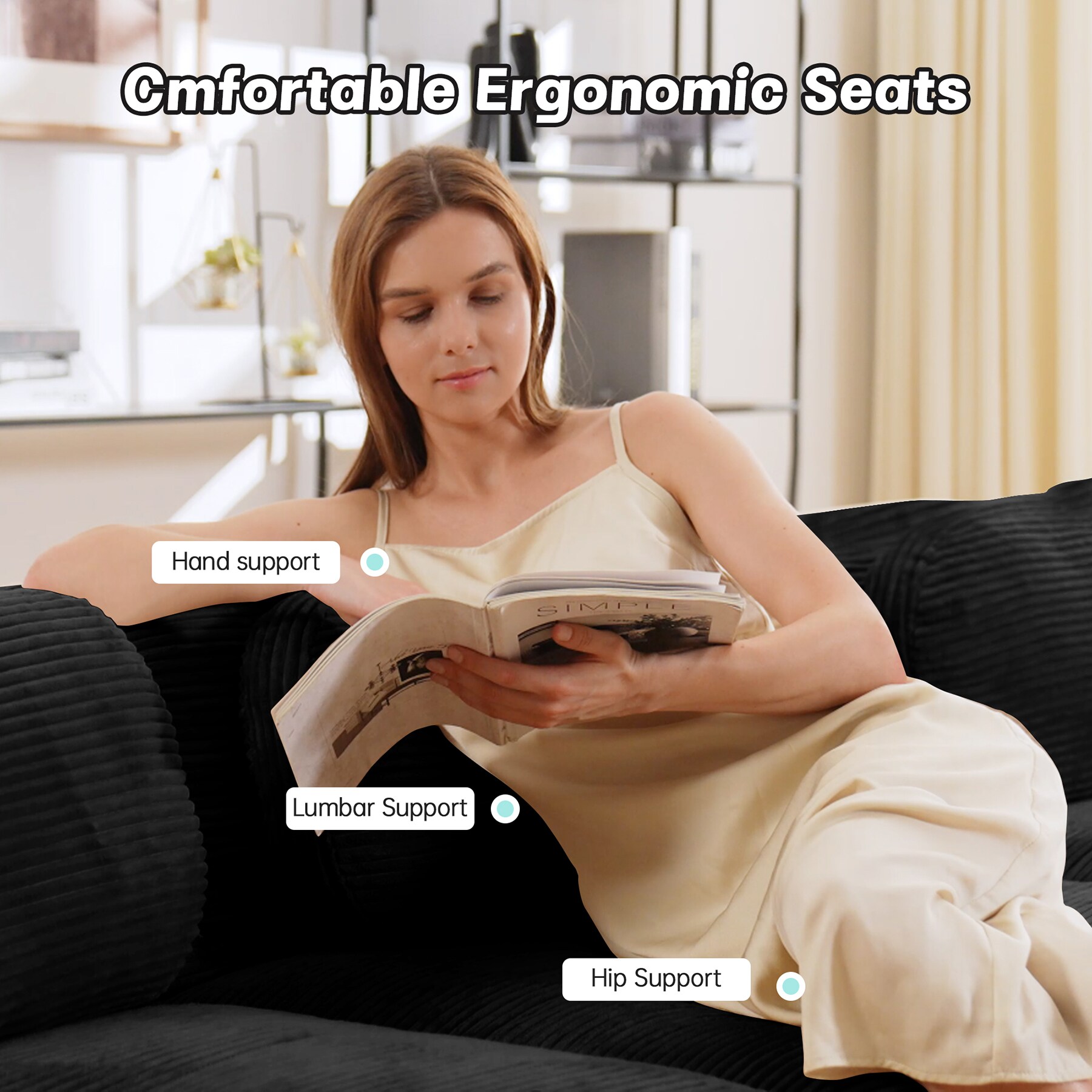 SINOFURN SYA330162BN Sofas-Loveseats - View #18