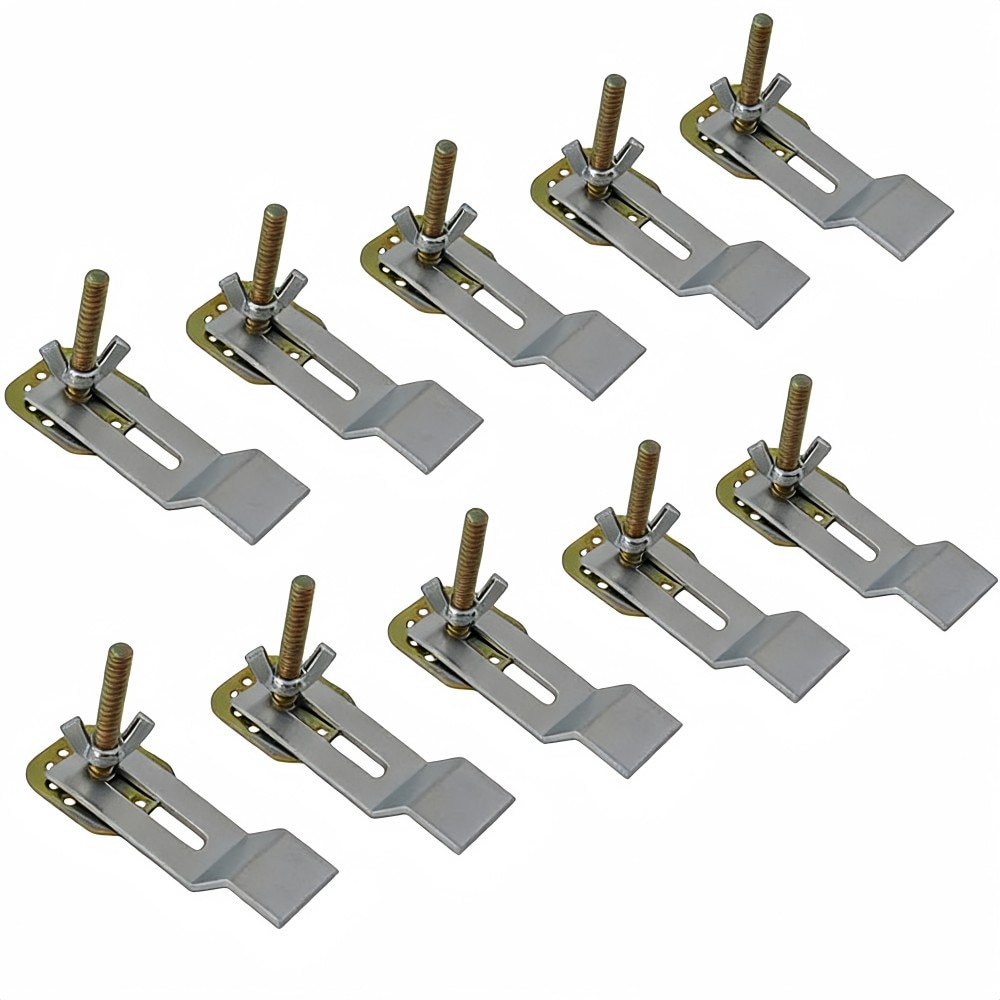 Numhew 10-Pack Epoxy Undermount Sink Clips Kit