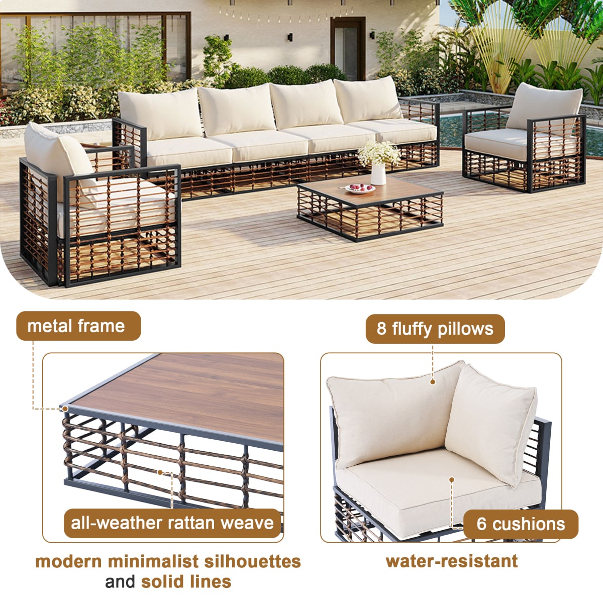 Streamdale Furniture N717S100026E Patio-Conversation-Sets - View #5