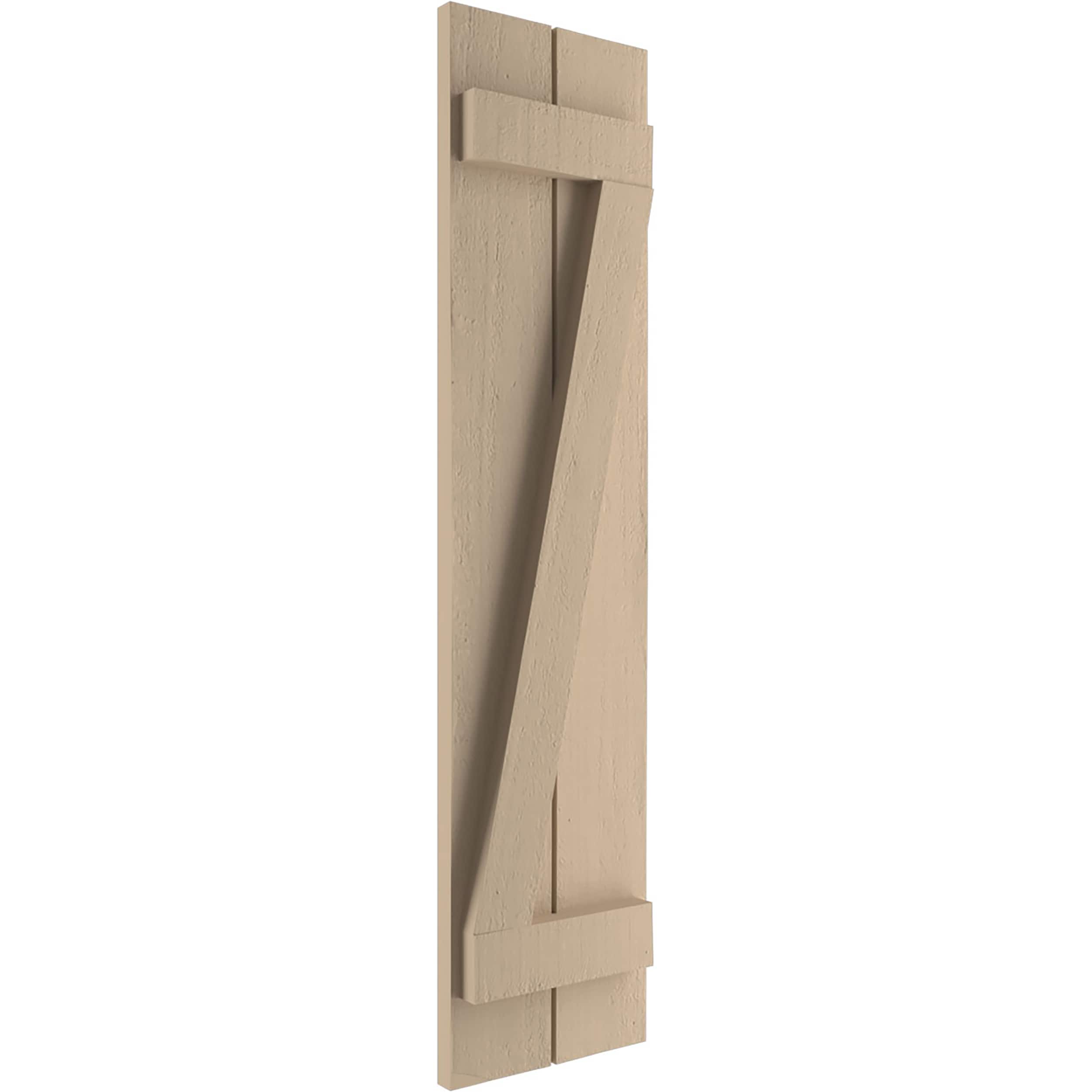Ekena Millwork SHUBJZ11X24RCPR Exterior-Shutters - View #3