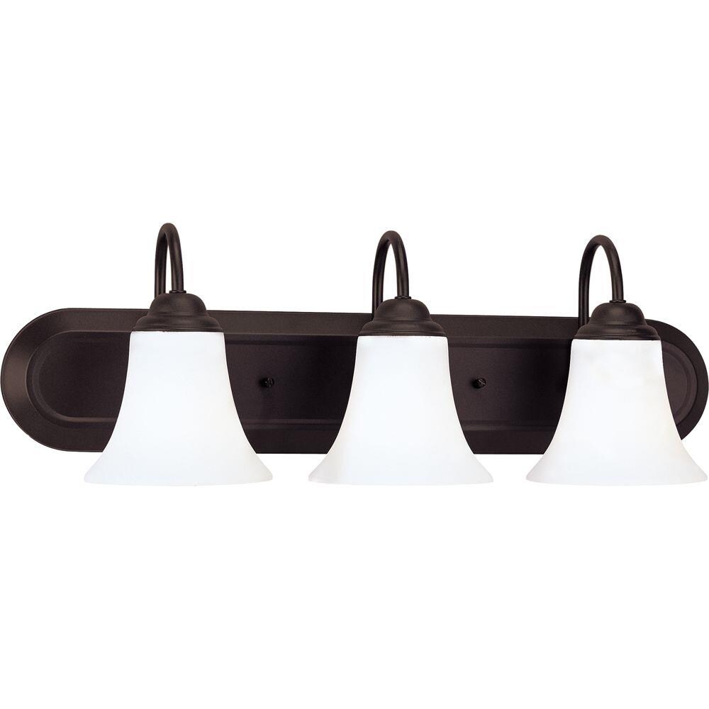  LW-SC528028 24-in 3-Light Dark Chocolate Bronze Transitional Vanity Light Bar