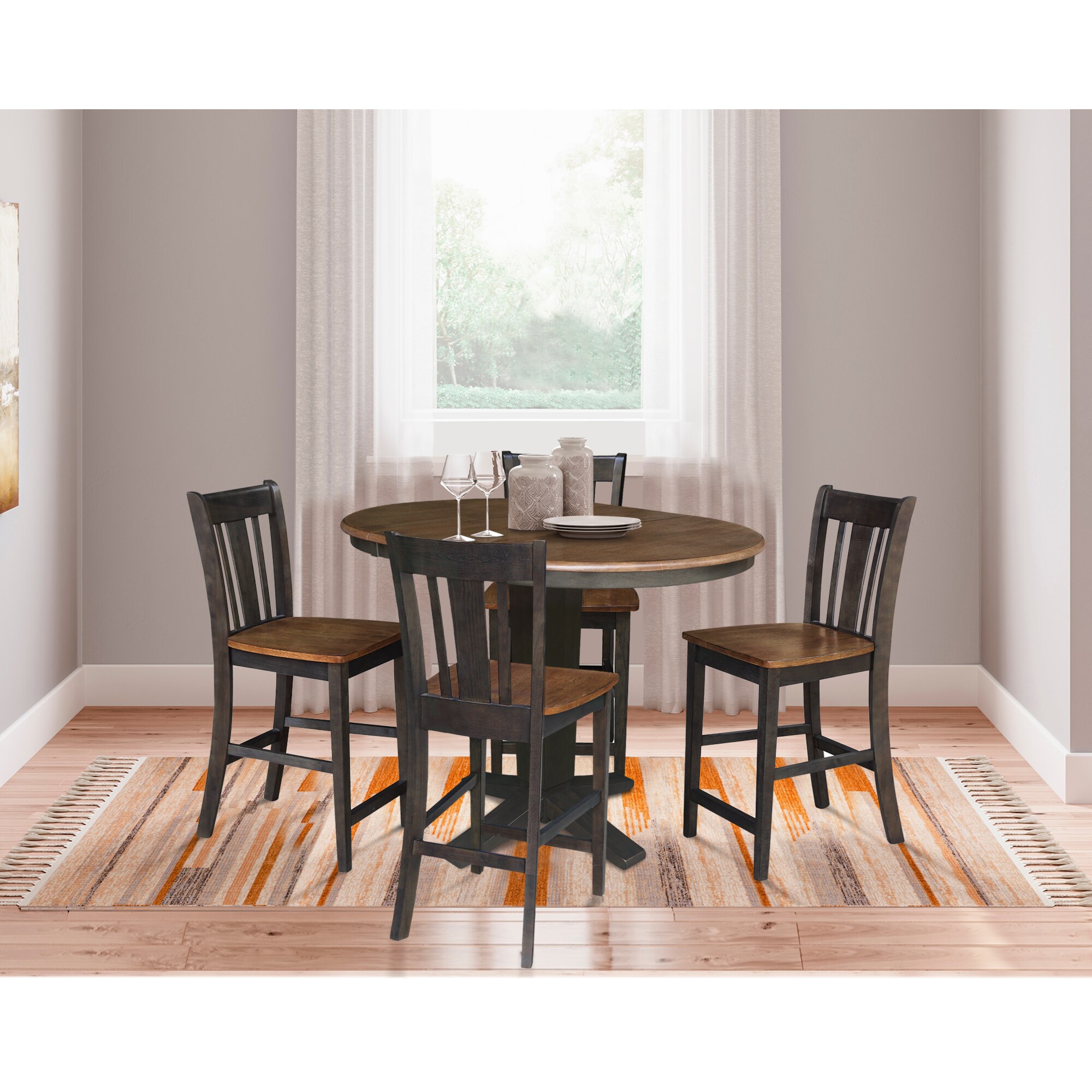 International Concepts K45-36RXT-23B-S102-4 Dining-Sets - View #3