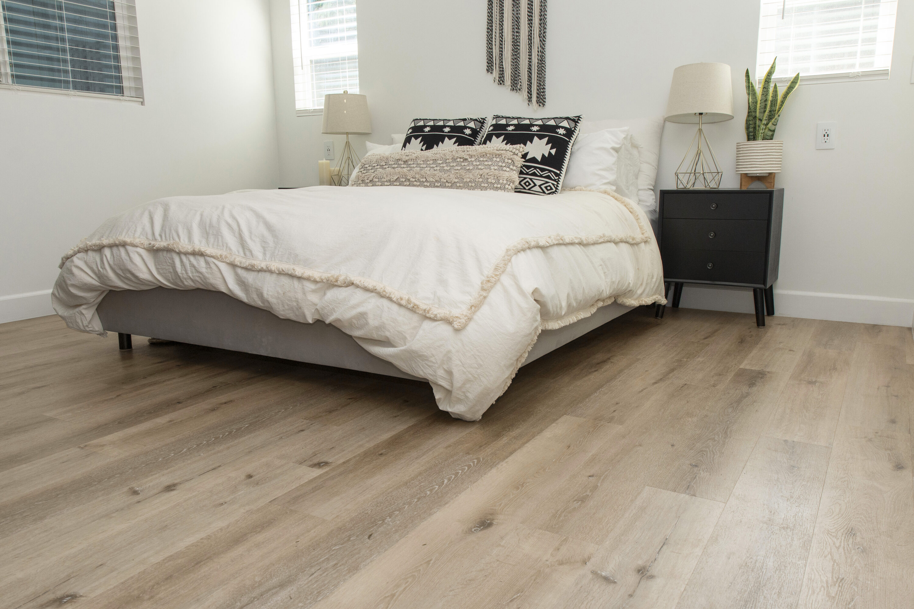 Aqua-Defy Gray Ash 7.12 in. W x 48 in. L Waterproof Luxury Vinyl Plank Flooring (23.77 Sq. ft)