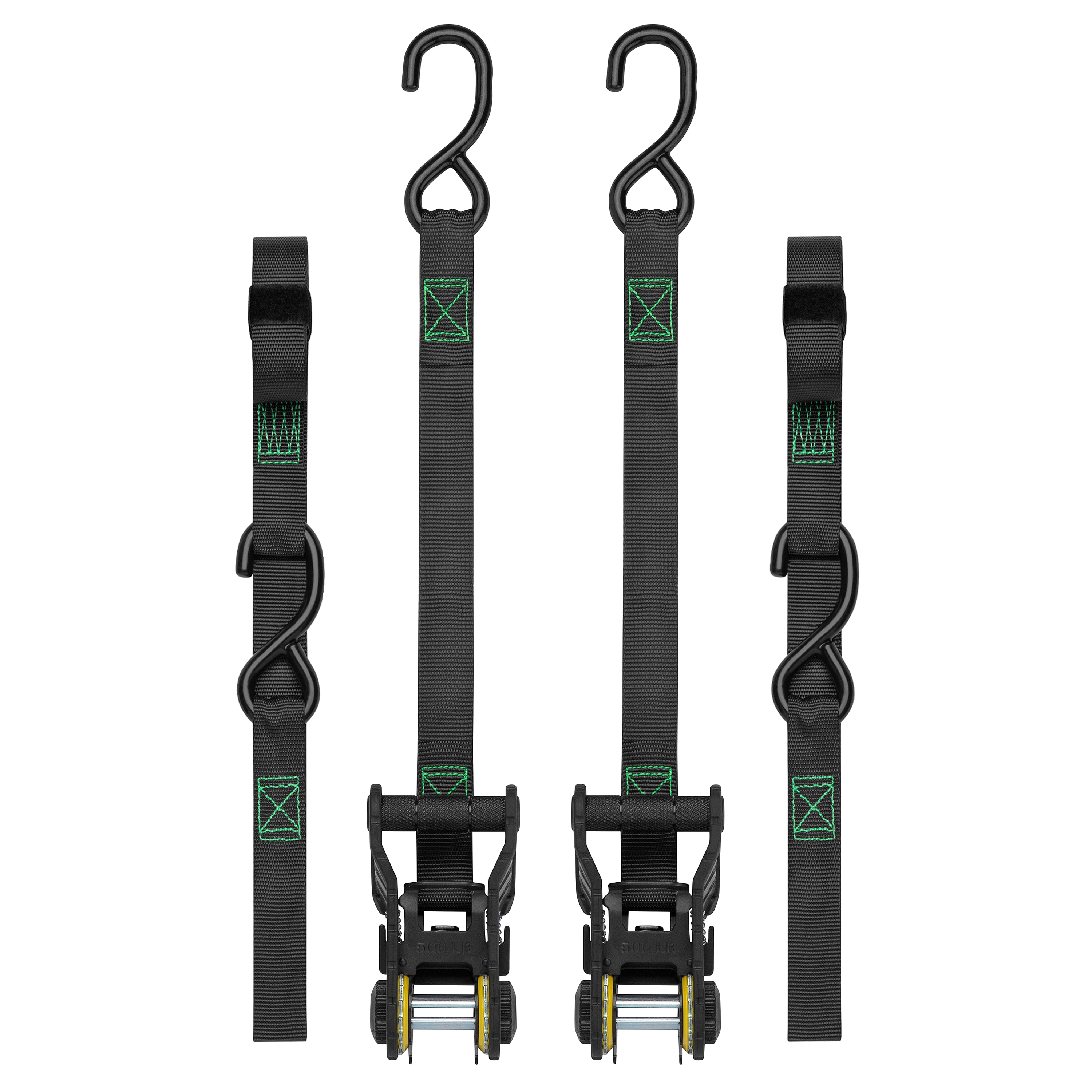 SmartStraps 1-in x 10-ft Ratcheting Strap Tie Down 2-Pack 500-lb in the Tie  Downs department at