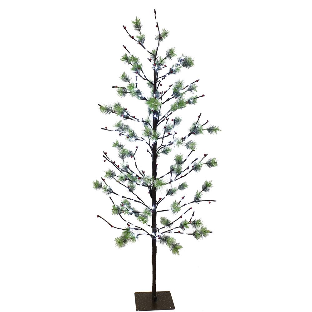 Outdoor Pre-lit Artificial Christmas Trees At Lowes.com