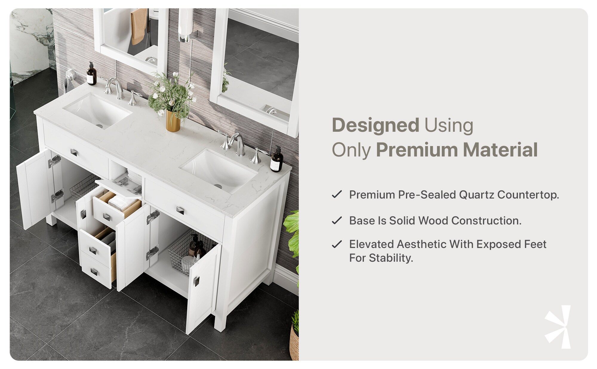 Eviva TVN515-60WH Bath-Vanity-Combo - View #8