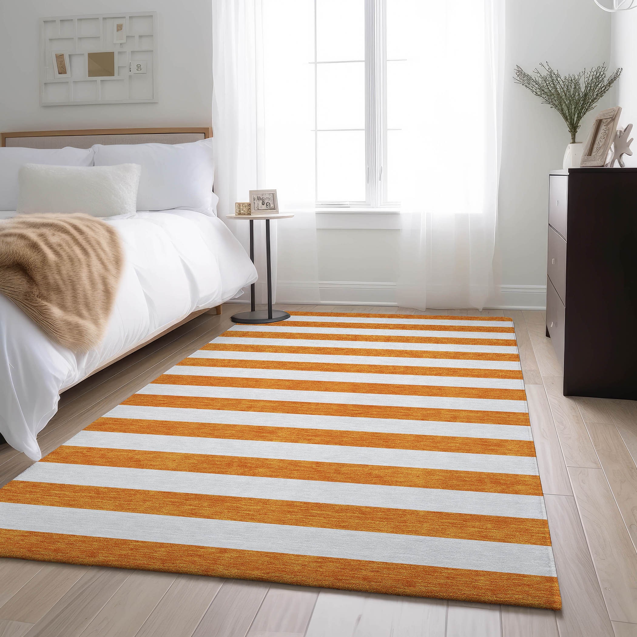 Addison Rugs AMF514BU3X5 Mayfield AMF514BU 3 x 5 (ft) Loomed Polyester Blue Rectangular Indoor Abstract Machine washable Area rug