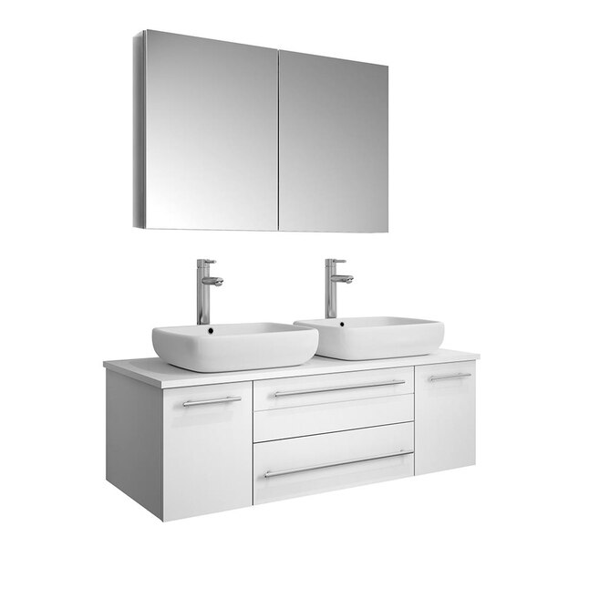 Double Sink Bathroom Vanity, 48 Double Sink Vanity Lowe S