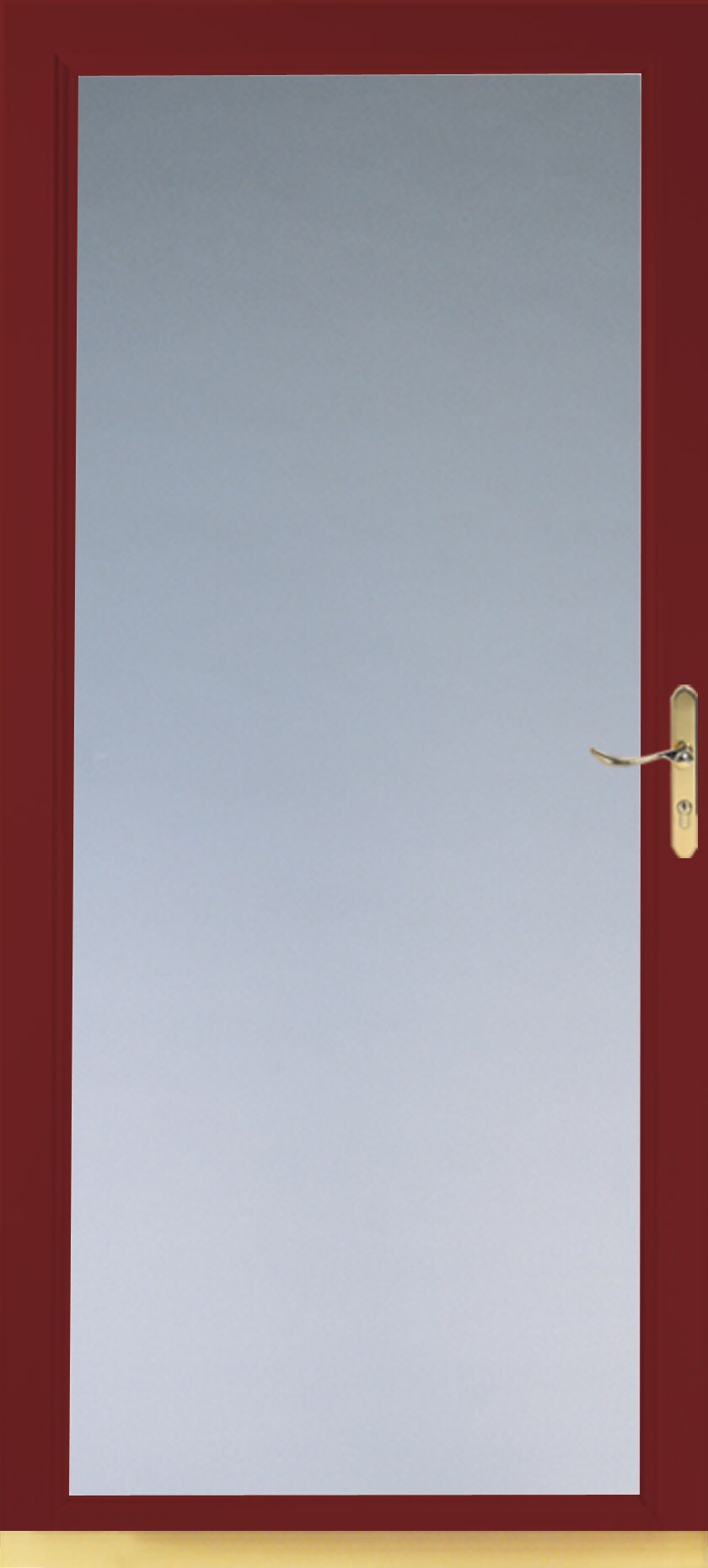 LARSON 34904101 32-in x 81-in Cranberry Full-view Storm Door