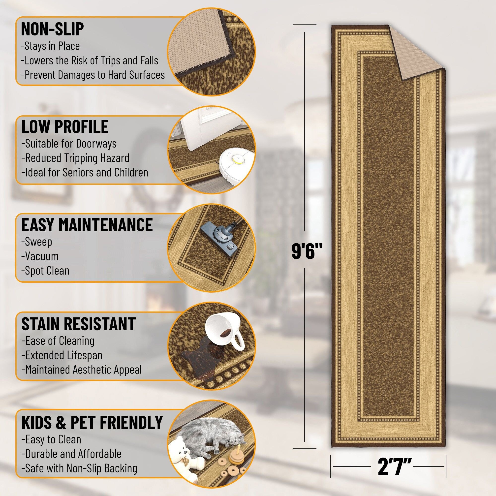 Ottomanson CLS3208-3X10 rugs - View #3
