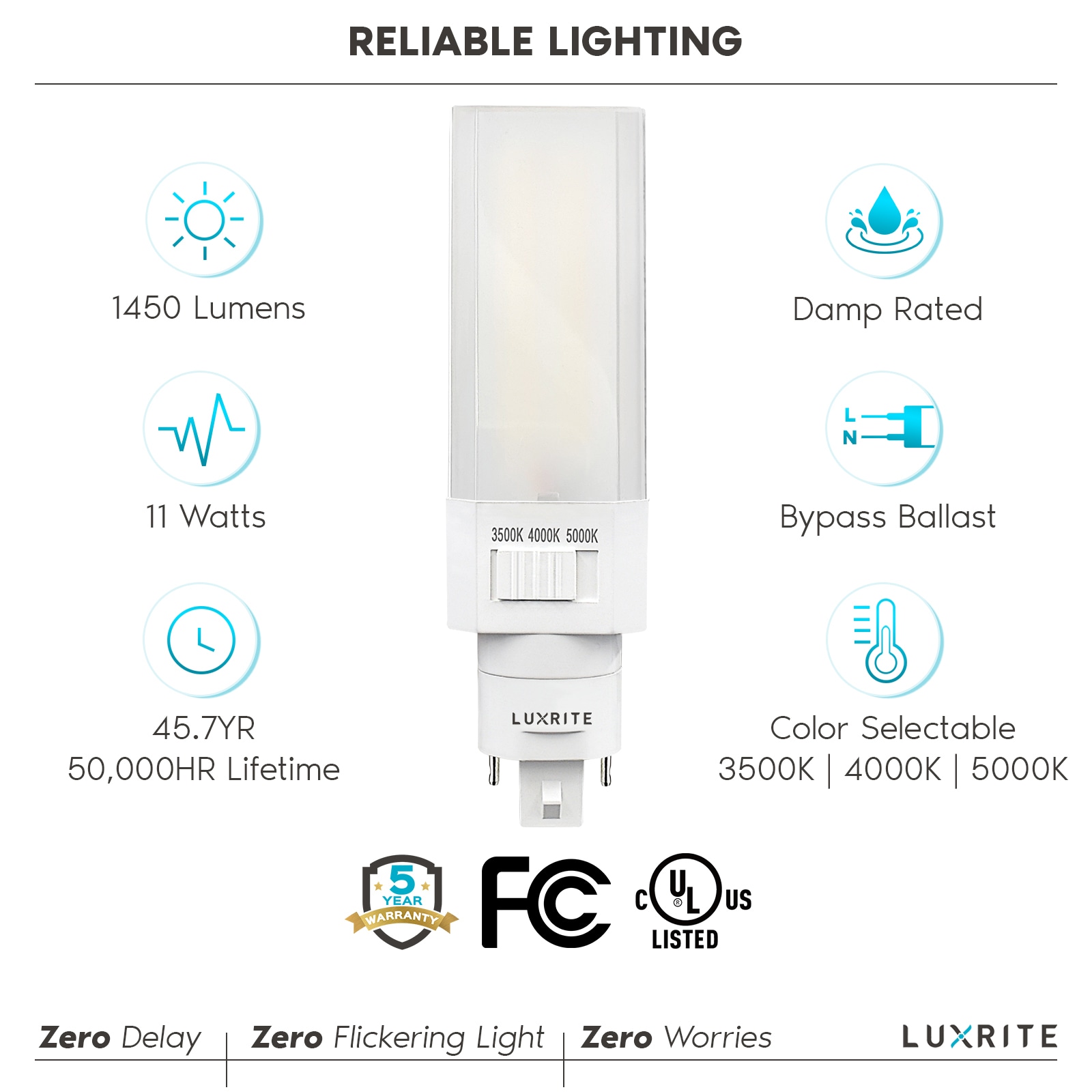 Luxrite LR24565-4PK Specialty-Light-Bulbs - View #5