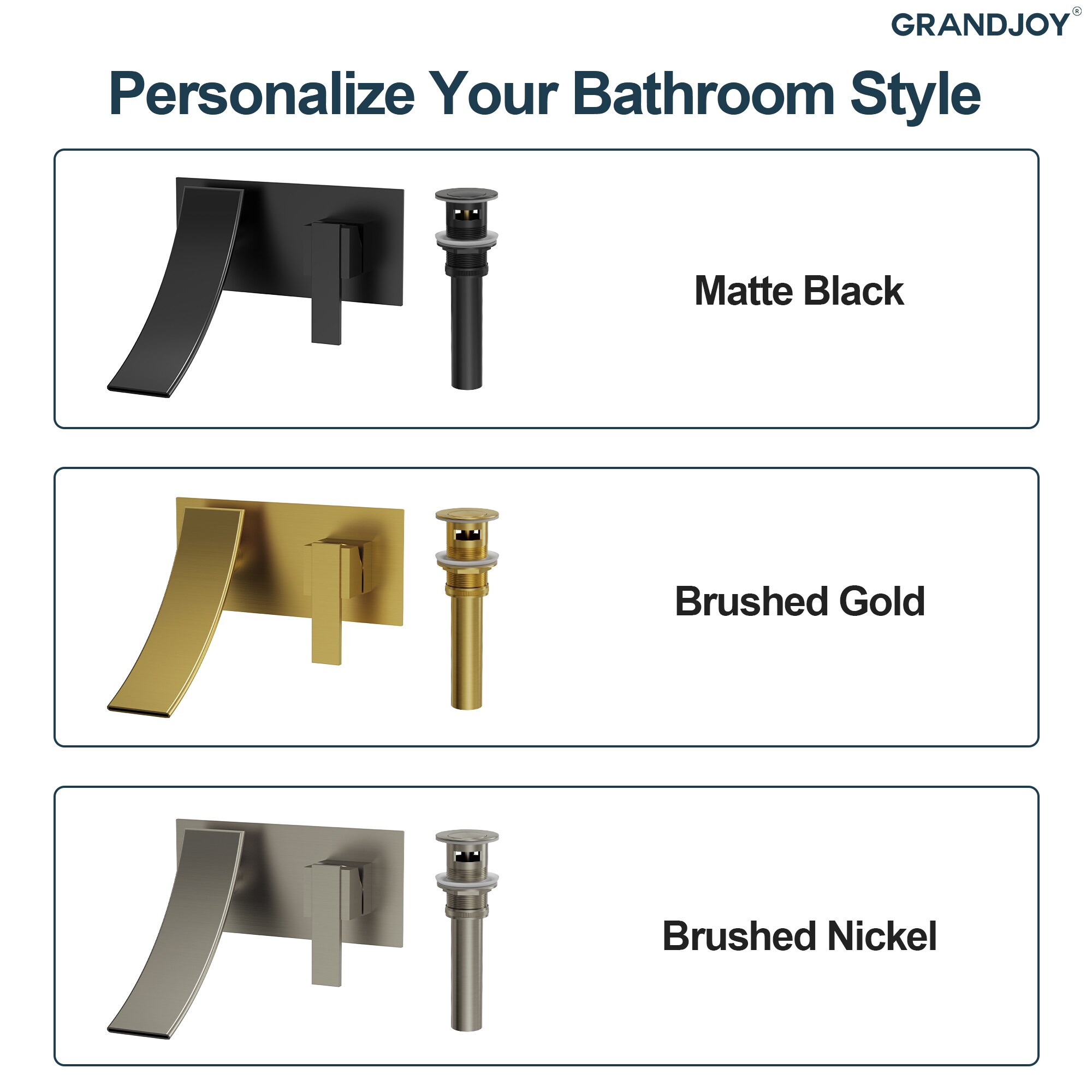 GRANDJOY SGF13GJ-05B-BL Lavatory-Faucets - View #13