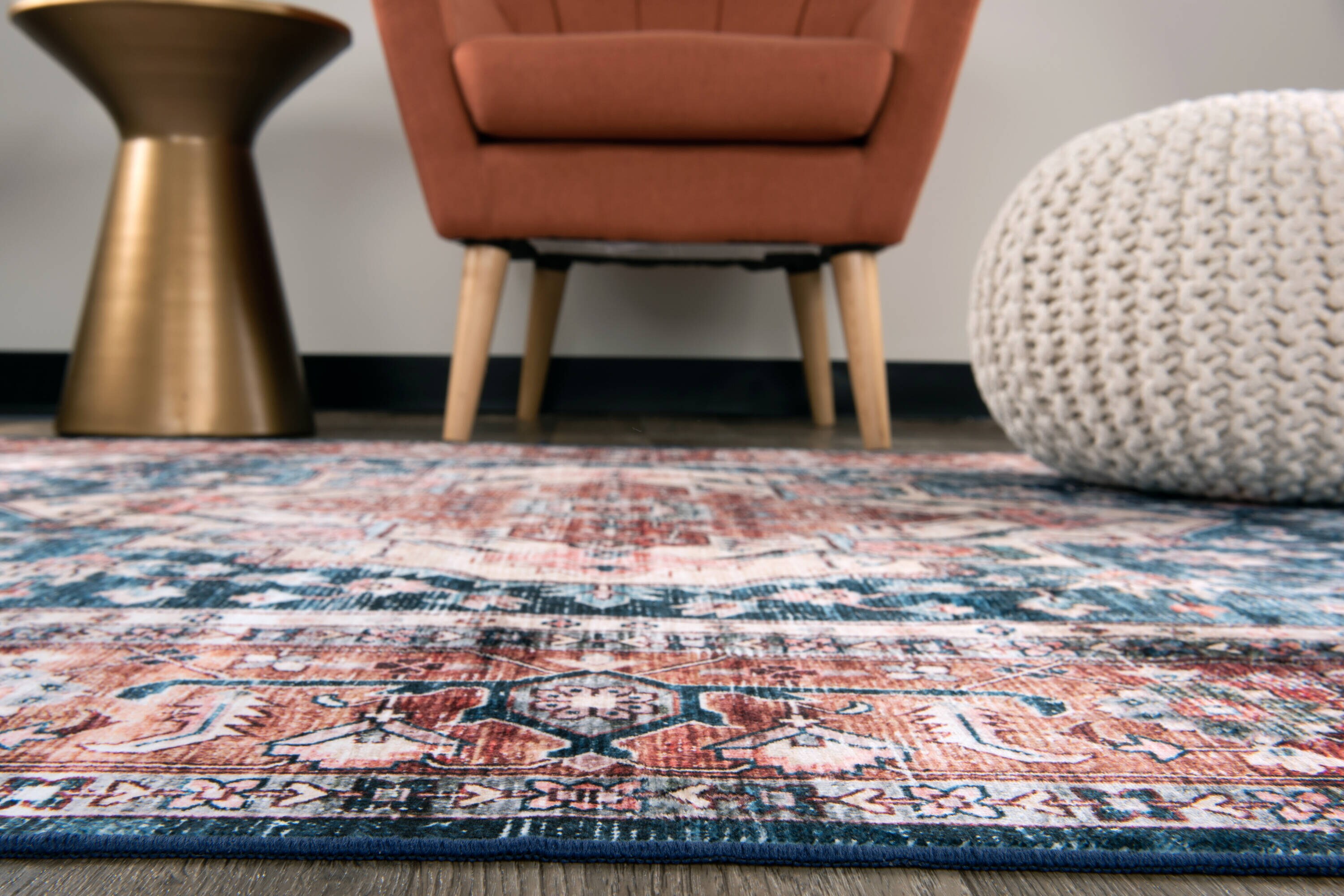 World Rug Gallery 7018BLUE5X7 rugs - View #5