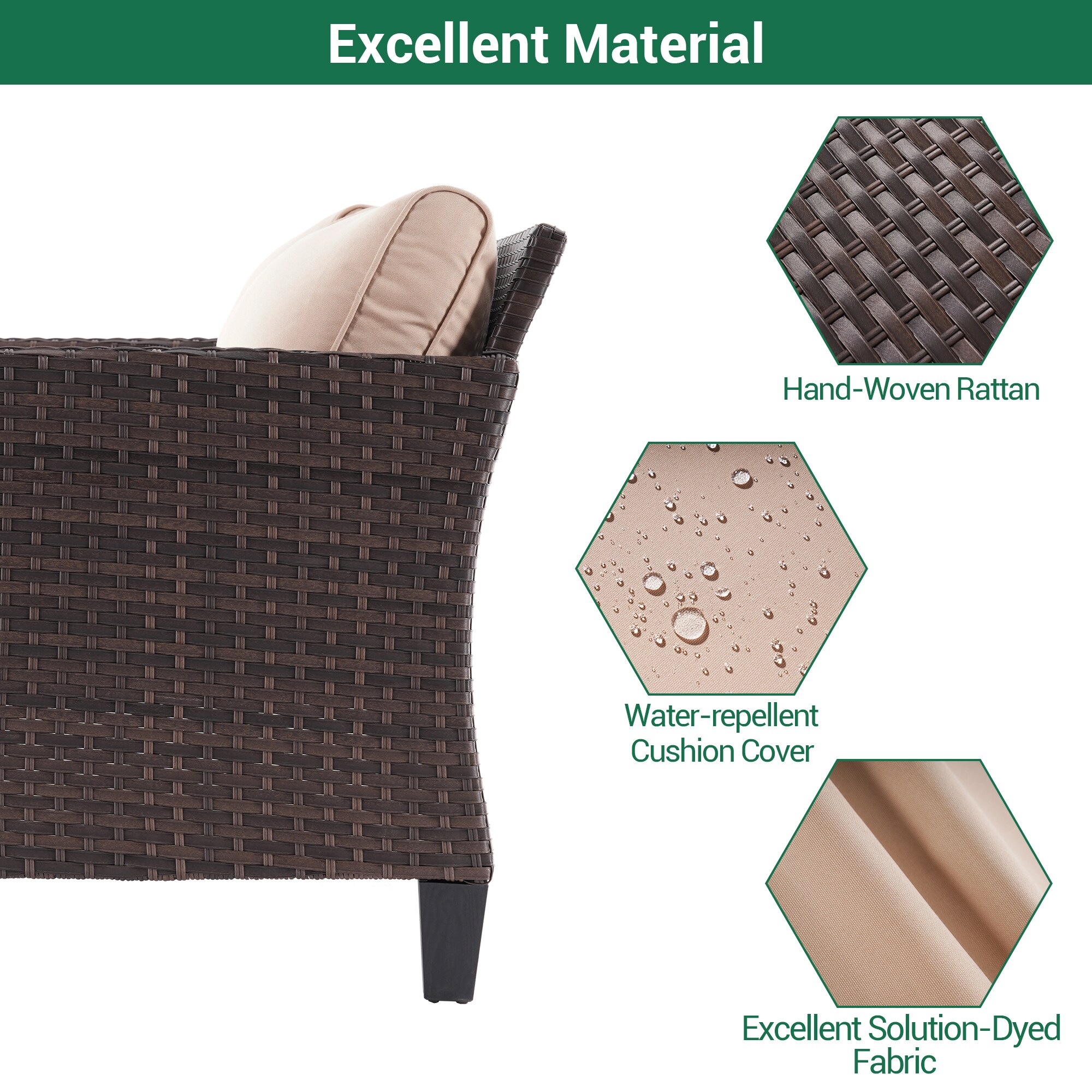 Sonkuki SD-AB-BSD-95T1 Patio-Conversation-Sets - View #9