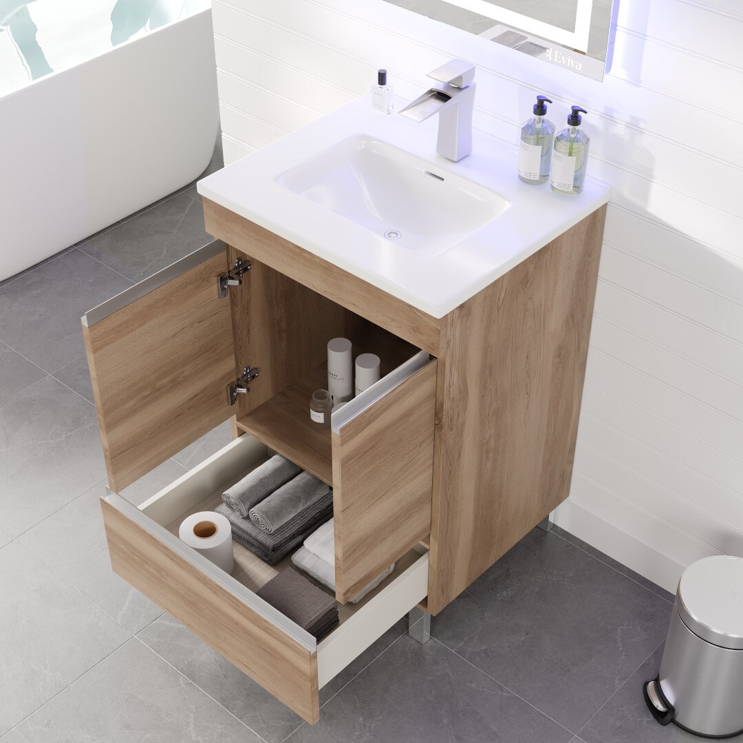 Eviva EVVN539-24OAK Bath-Vanity-Combo - View #5