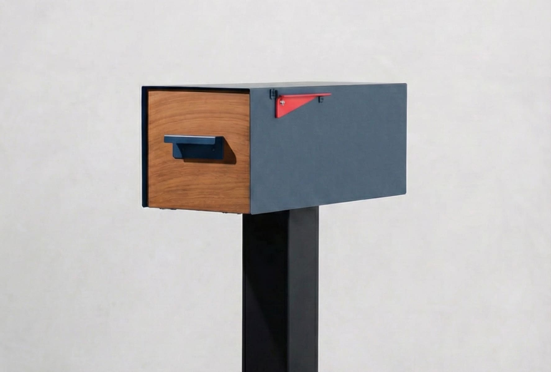 Post & Porch DAILYWD-BLUE mailboxes - View #2