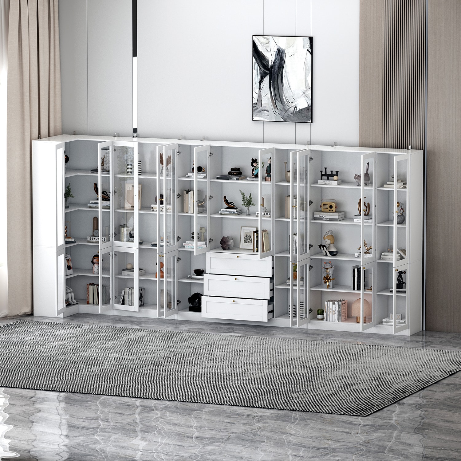 FUFU&GAGA KF020399+400+401+421 bookcases - View #3