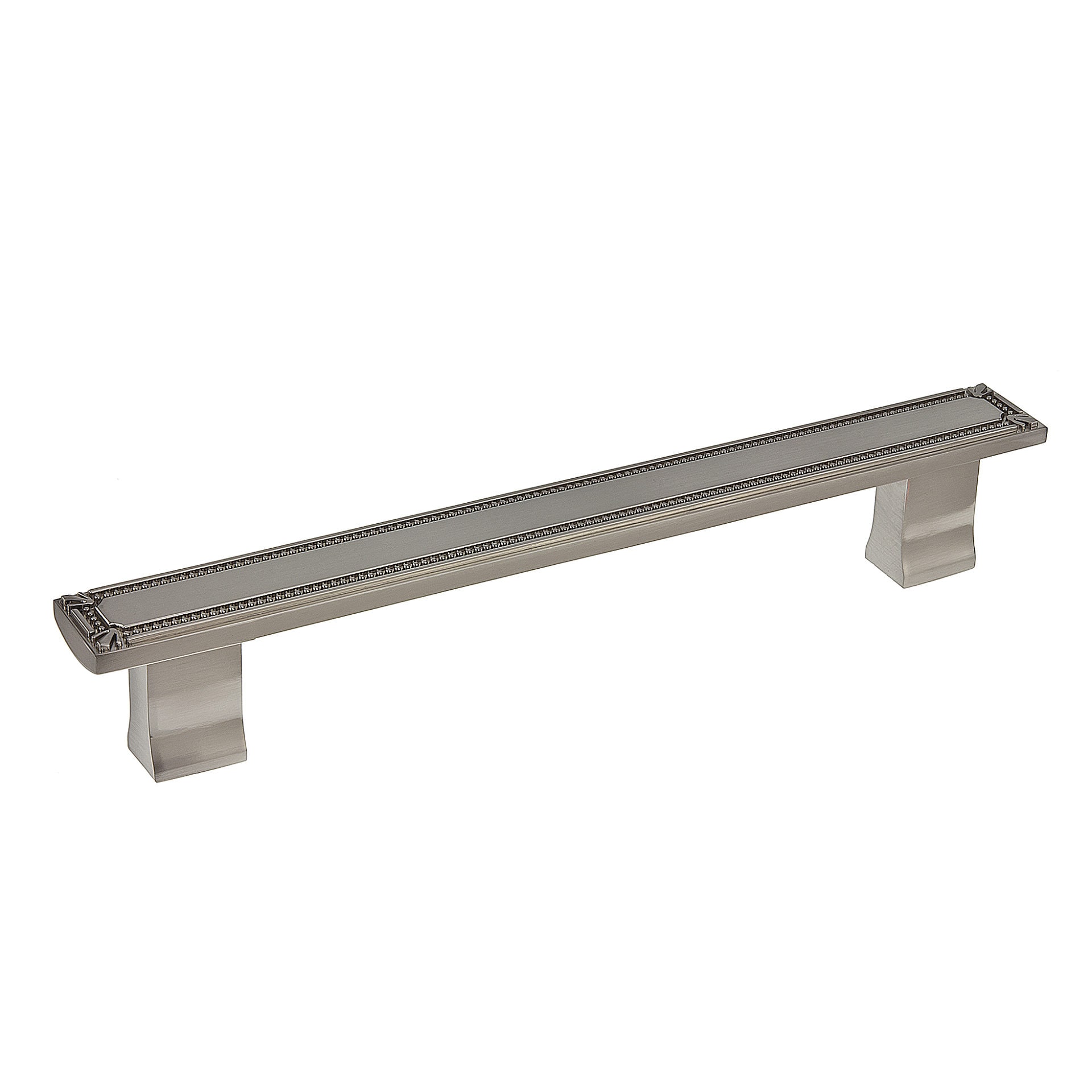 Richelieu BP780160195 Brossard 6-5/16-in , 160mm Center to Center Brushed Nickel Rectangular Handle