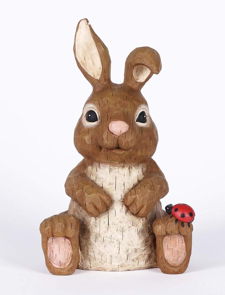 Hi-Line Gift 75637-B 12-Inches H x 7-Inches W Brown Garden Statue