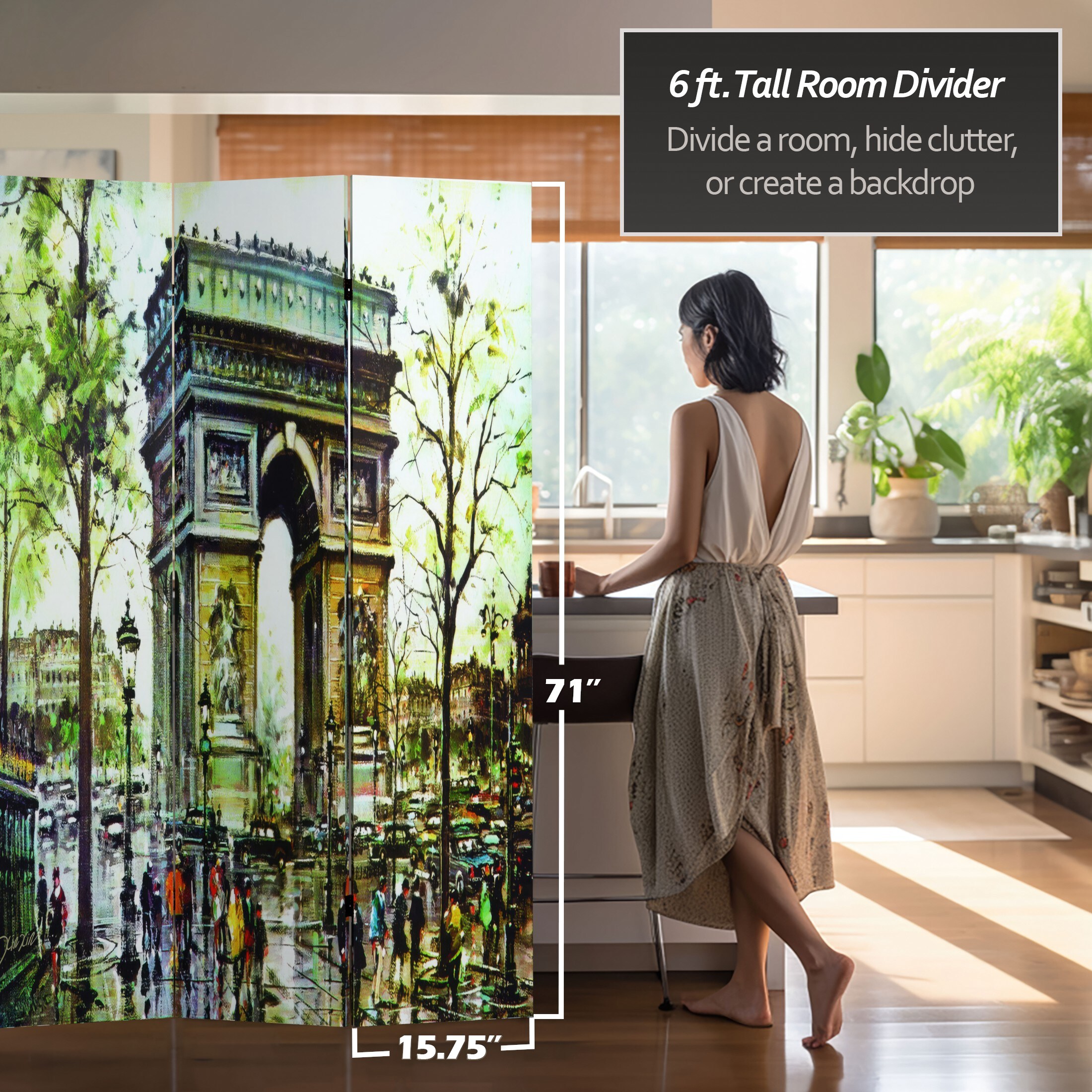 Red Lantern CAN-PARIS3 Indoor-Privacy-Screens - View #4