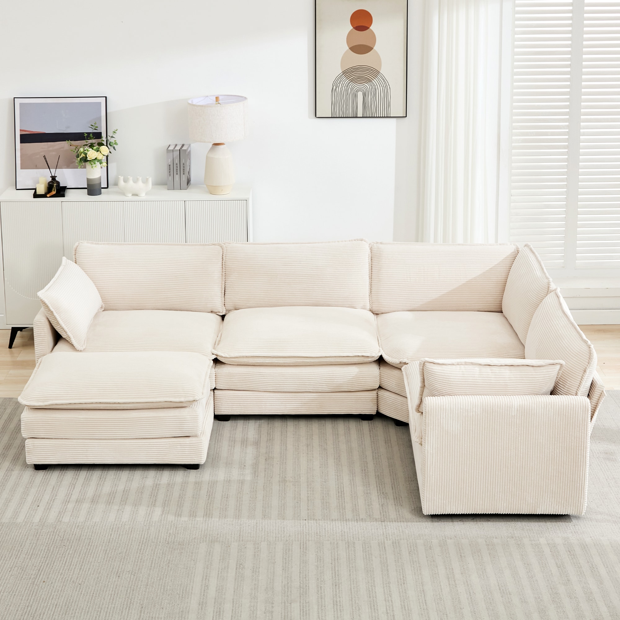 VOUA SAF-XNECW3-BE Sofas-Loveseats - View #2