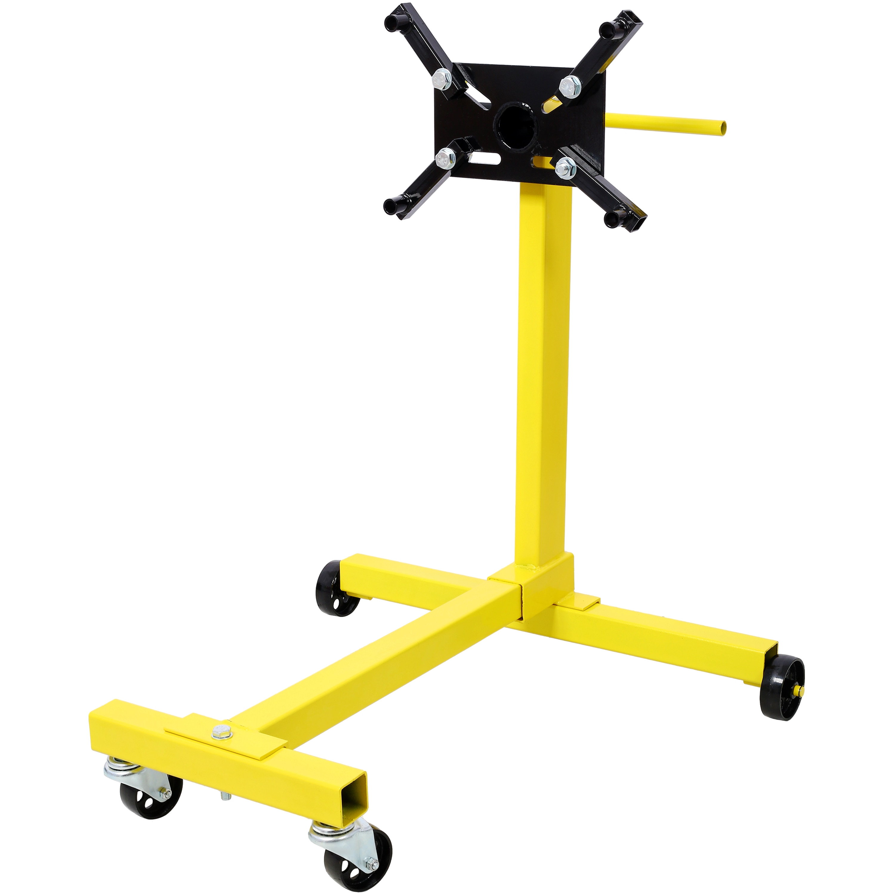 Kahomvis GH-2QP214-04 Rotating Engine Stand Coyote Engine Stand Rotating Stand with 1000-Lb Capacity Engine Hoists and Stands Engine Test Run Stand