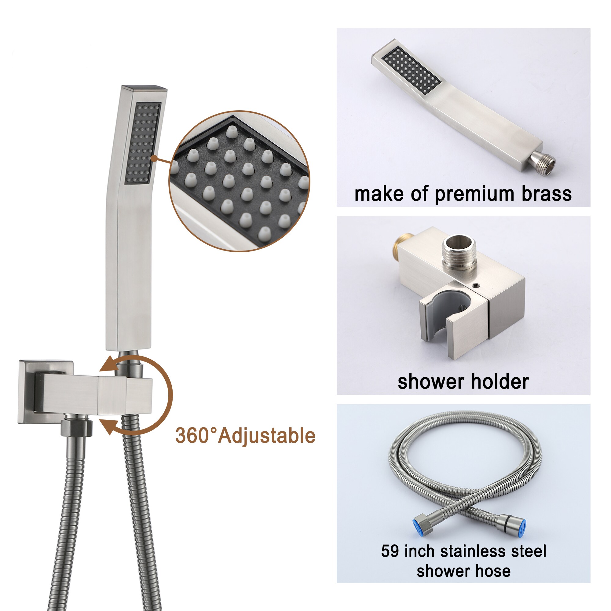 Mondawe MOEB103-10MB Showerhead-Bar-Panels - View #7