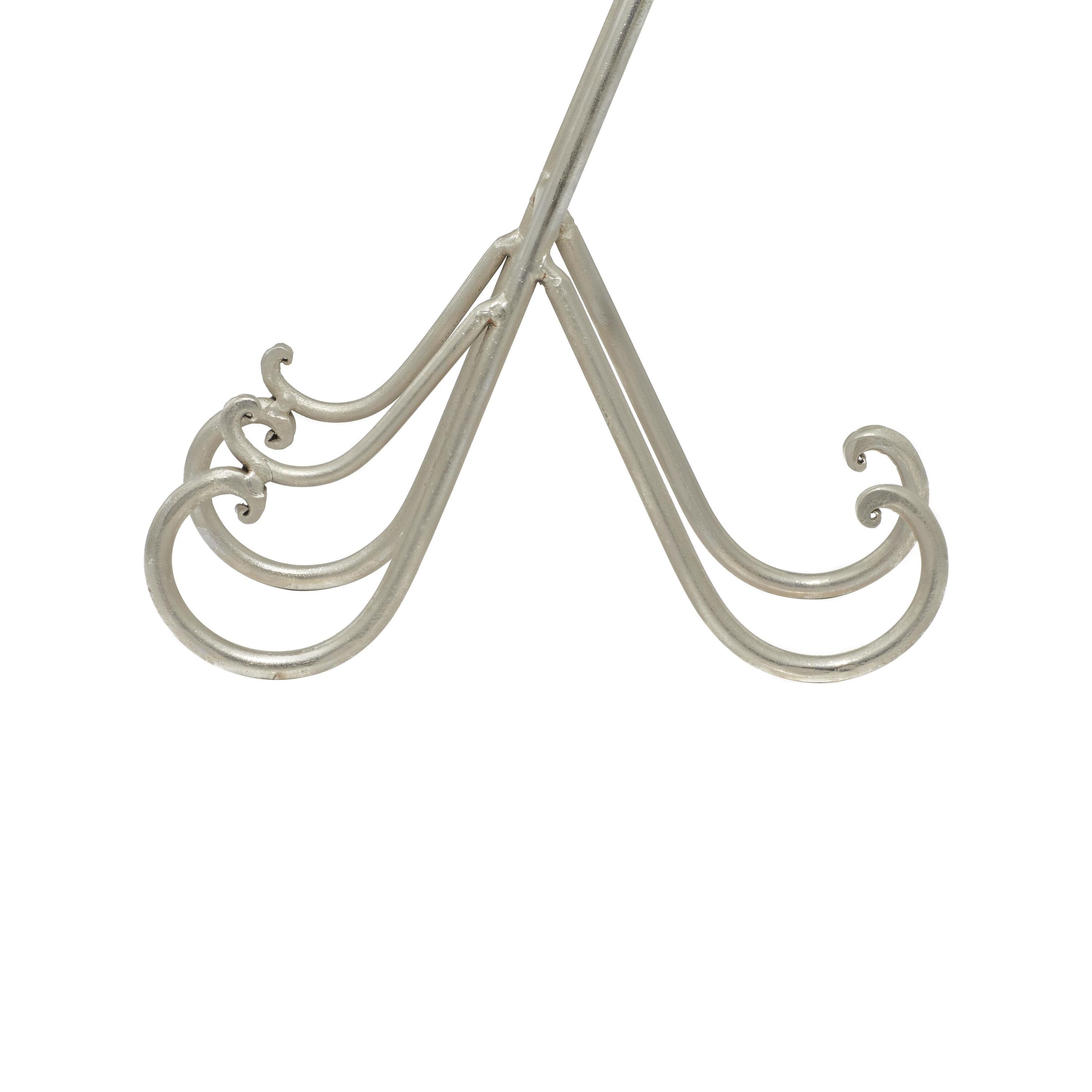 Multi-Colored Metal Scroll Tabletop Easel Set of 3
