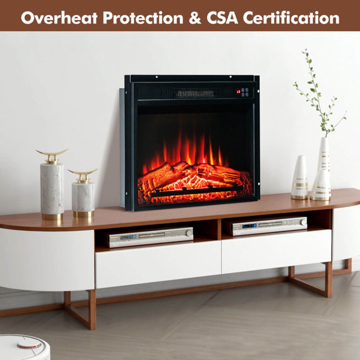 Clihome CL-BKUS-10194 Electric-Fireplaces - View #2