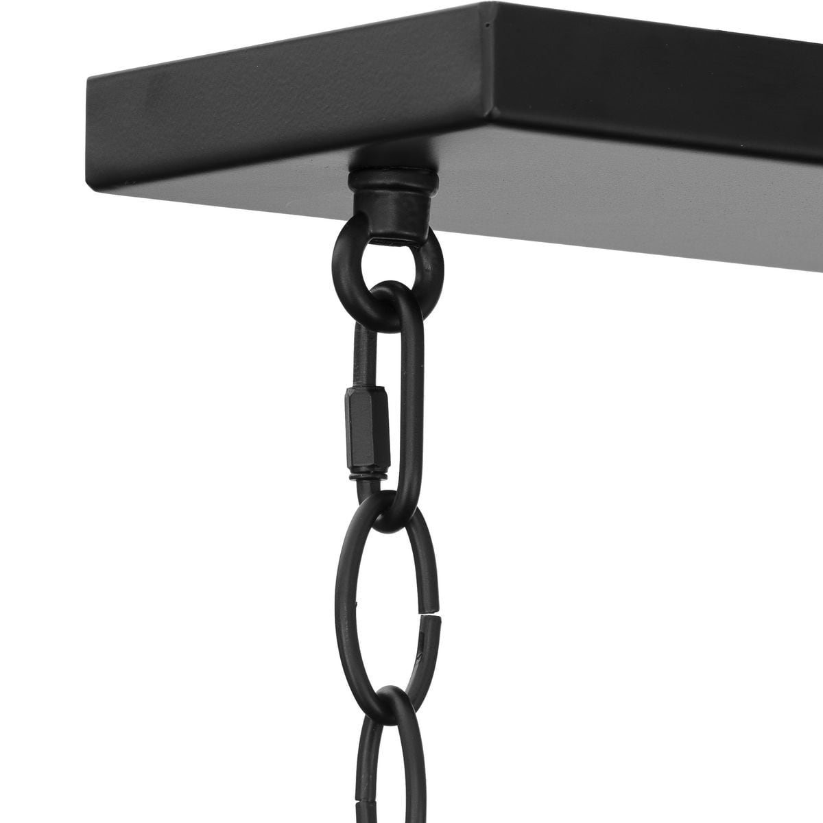 Progress Lighting McColl 6-Light Matte Black Transitional Linear Large ...