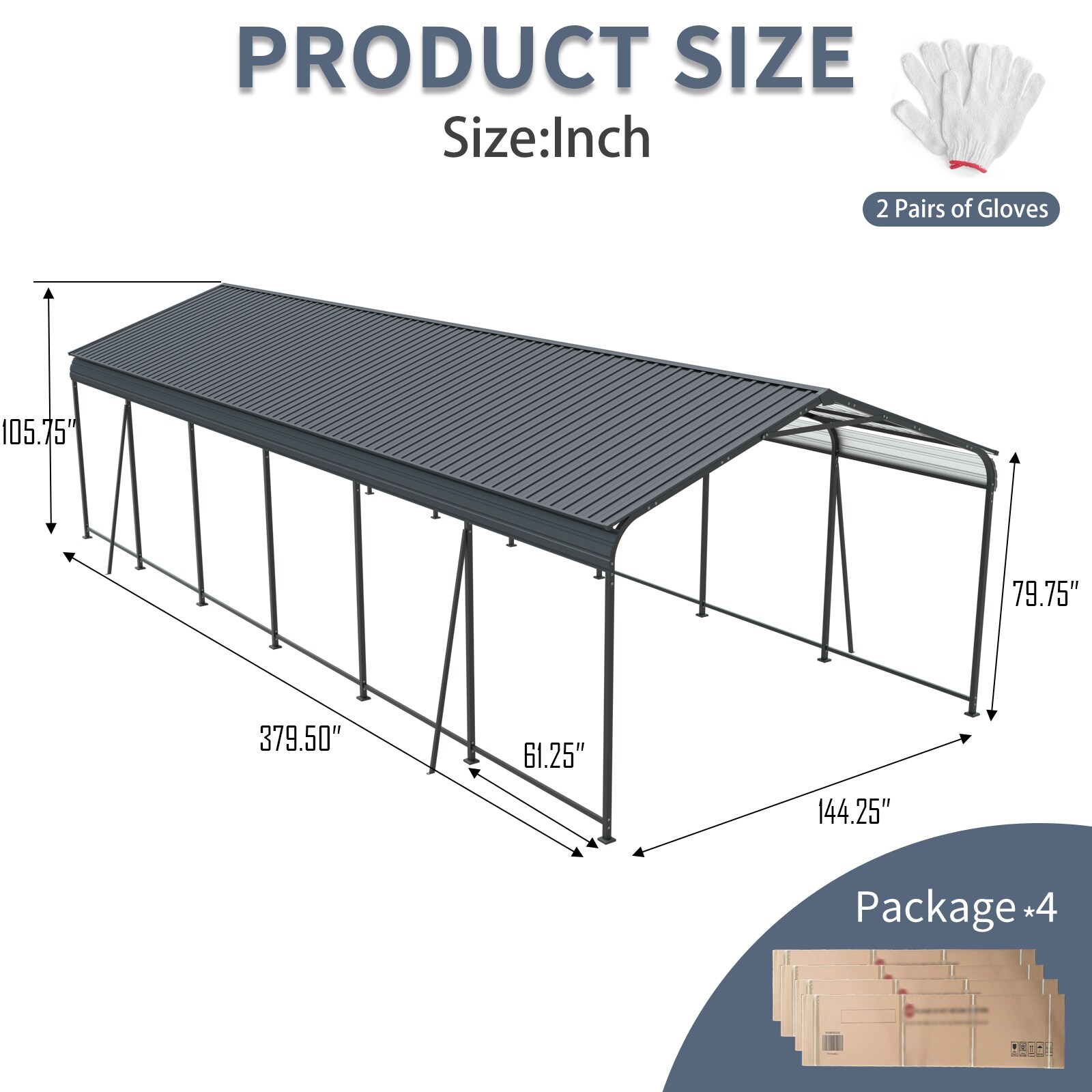 Flynama G-W540S00060 Carport-Covers - View #3