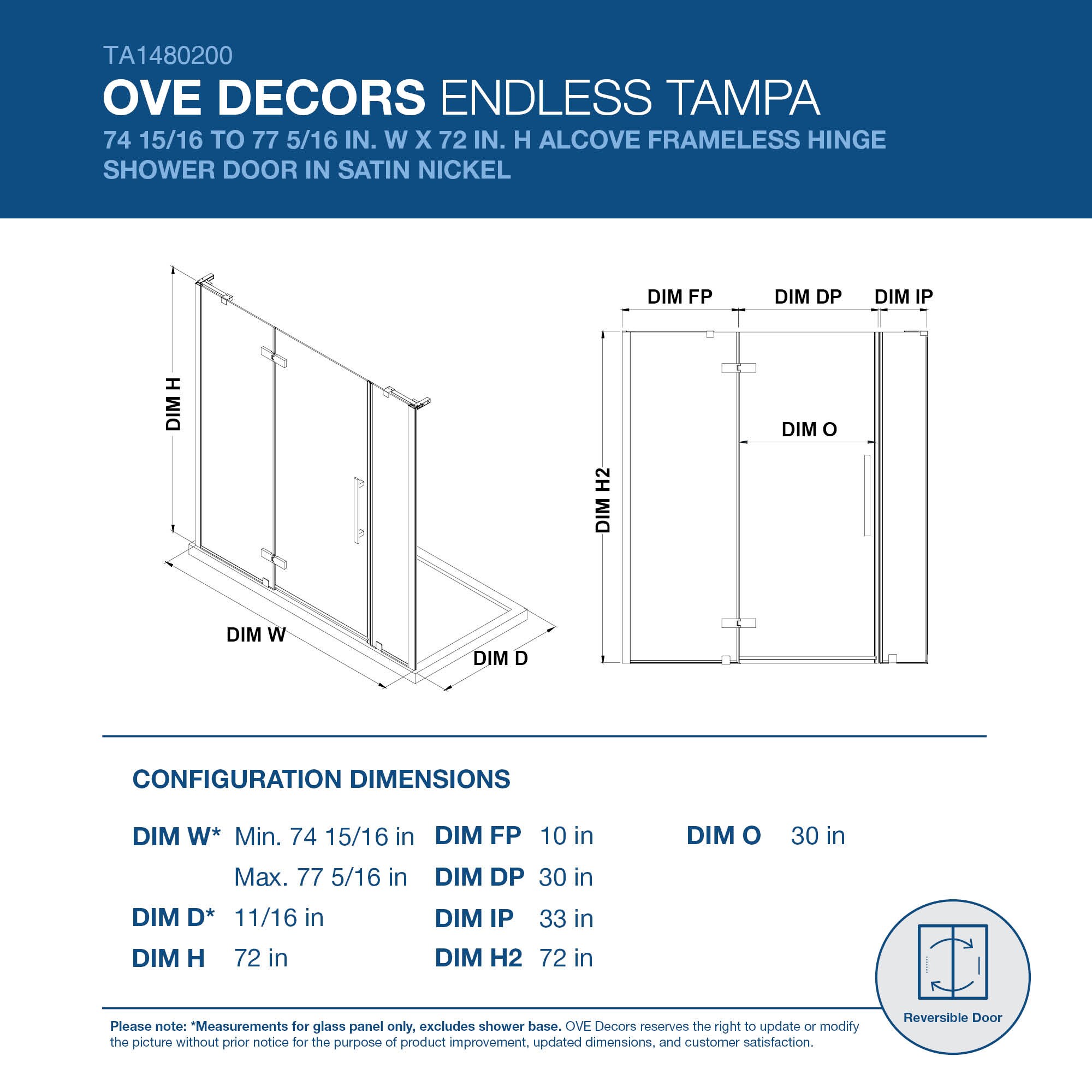 OVE Decors 828796055000 Shower-Doors - View #16