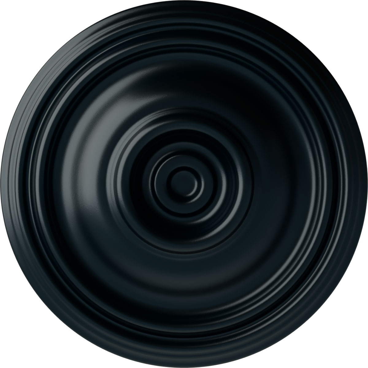 Ekena Millwork CM14TRNSF Traditional 14.75-in W x 14.75-in L Painted Night Shade Polyurethane Whole Ceiling Medallion