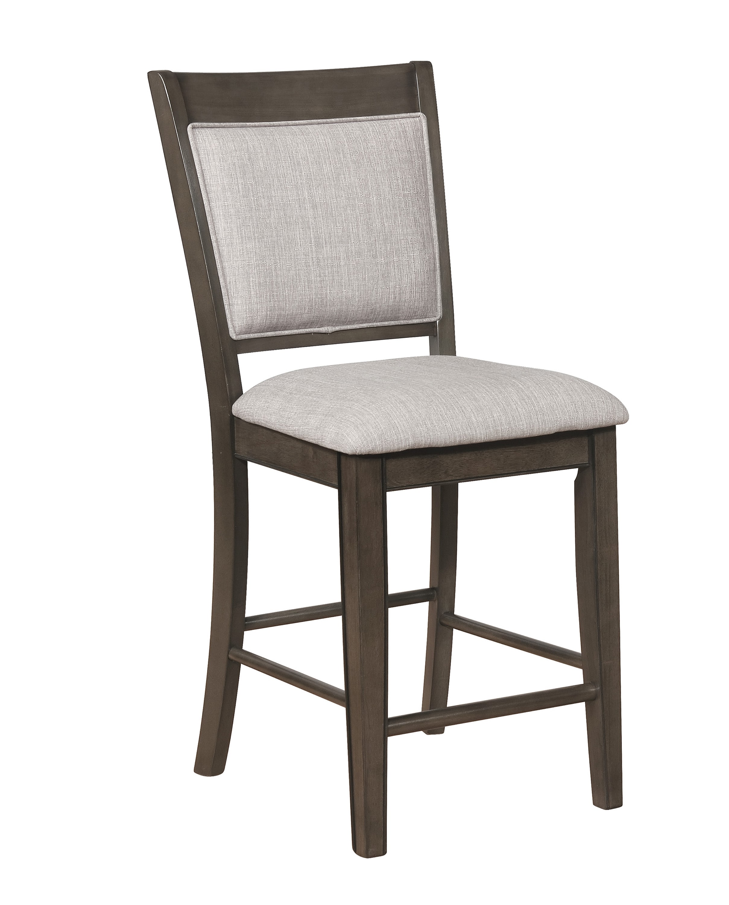 Benzara BM215218 Set of 2 Linen Upholstered Side Chair (Wood Frame)