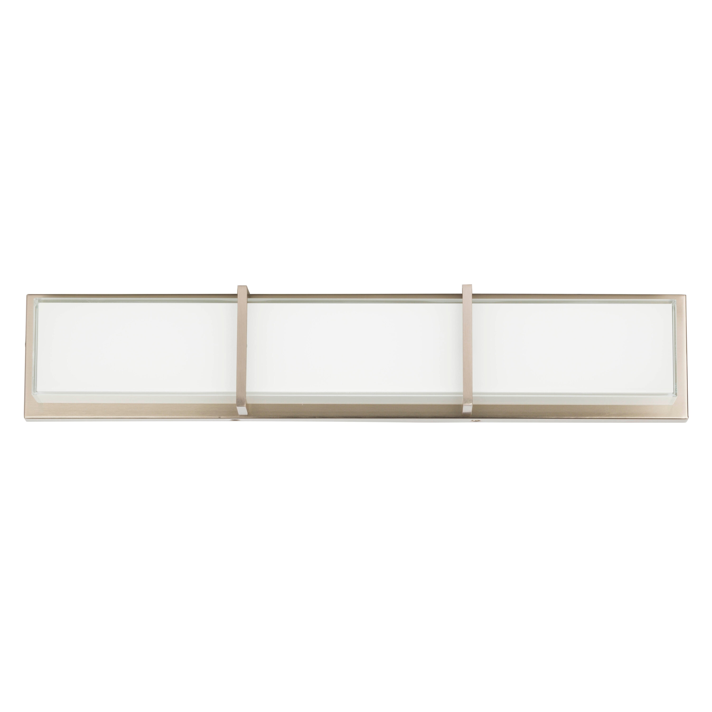 Origin 21 Brighton 27-in 4-Light Brushed Nickel LED Modern/Contemporary ...